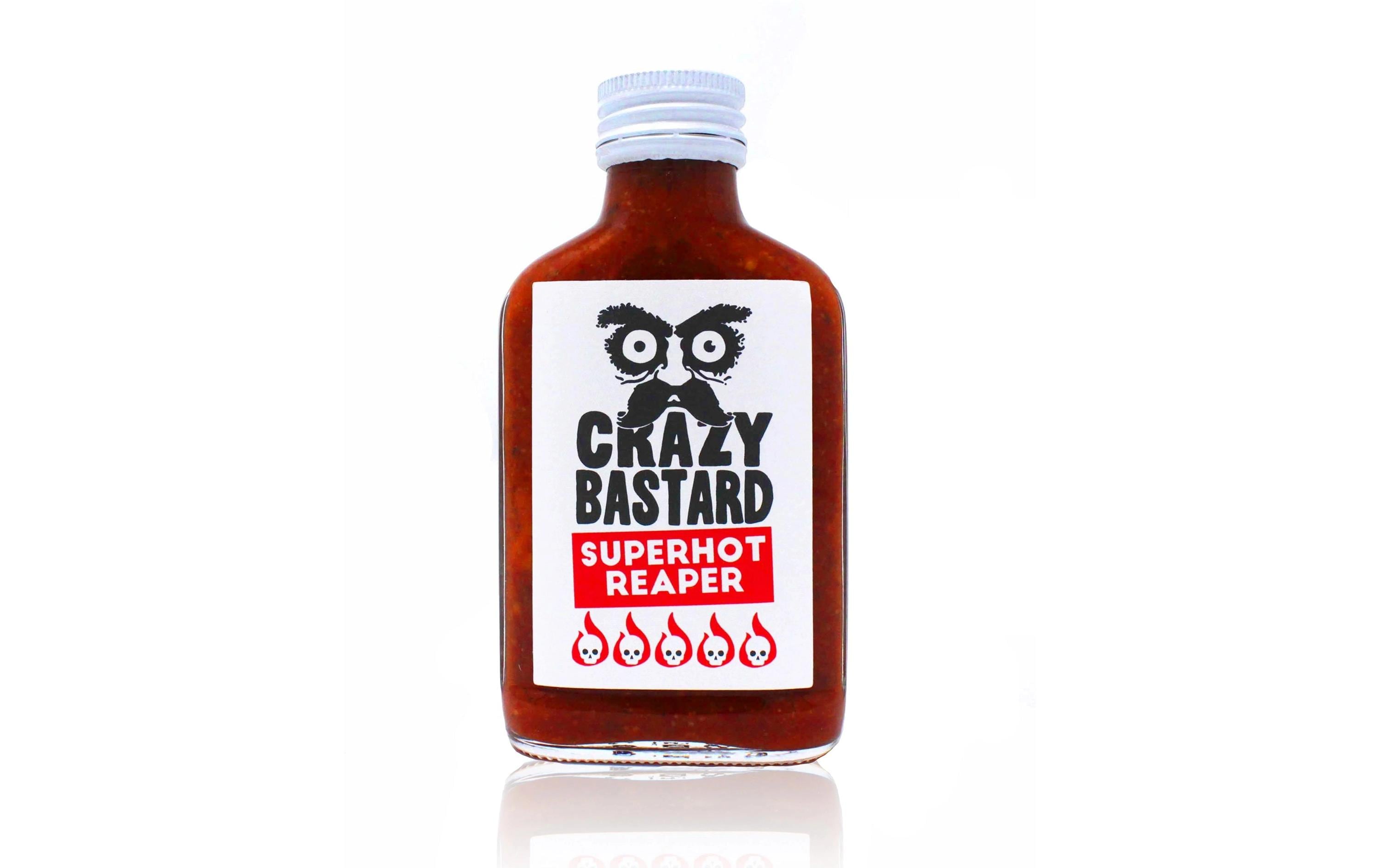 Crazy Bastard Sauce Hot Sauce Superhot Reaper 100 ml