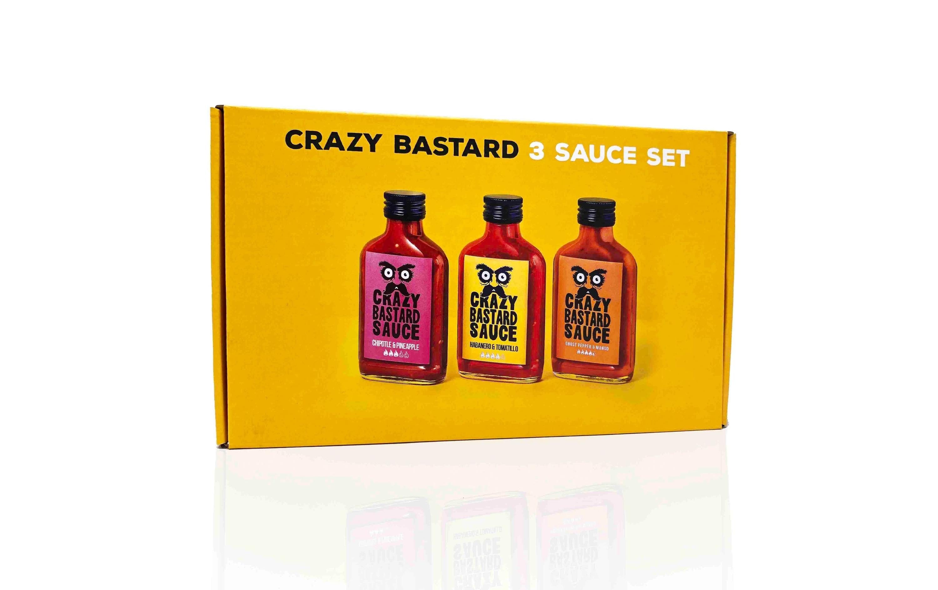 Crazy Bastard Sauce Beliebte Saucen 3er-Set 3 x 100 ml