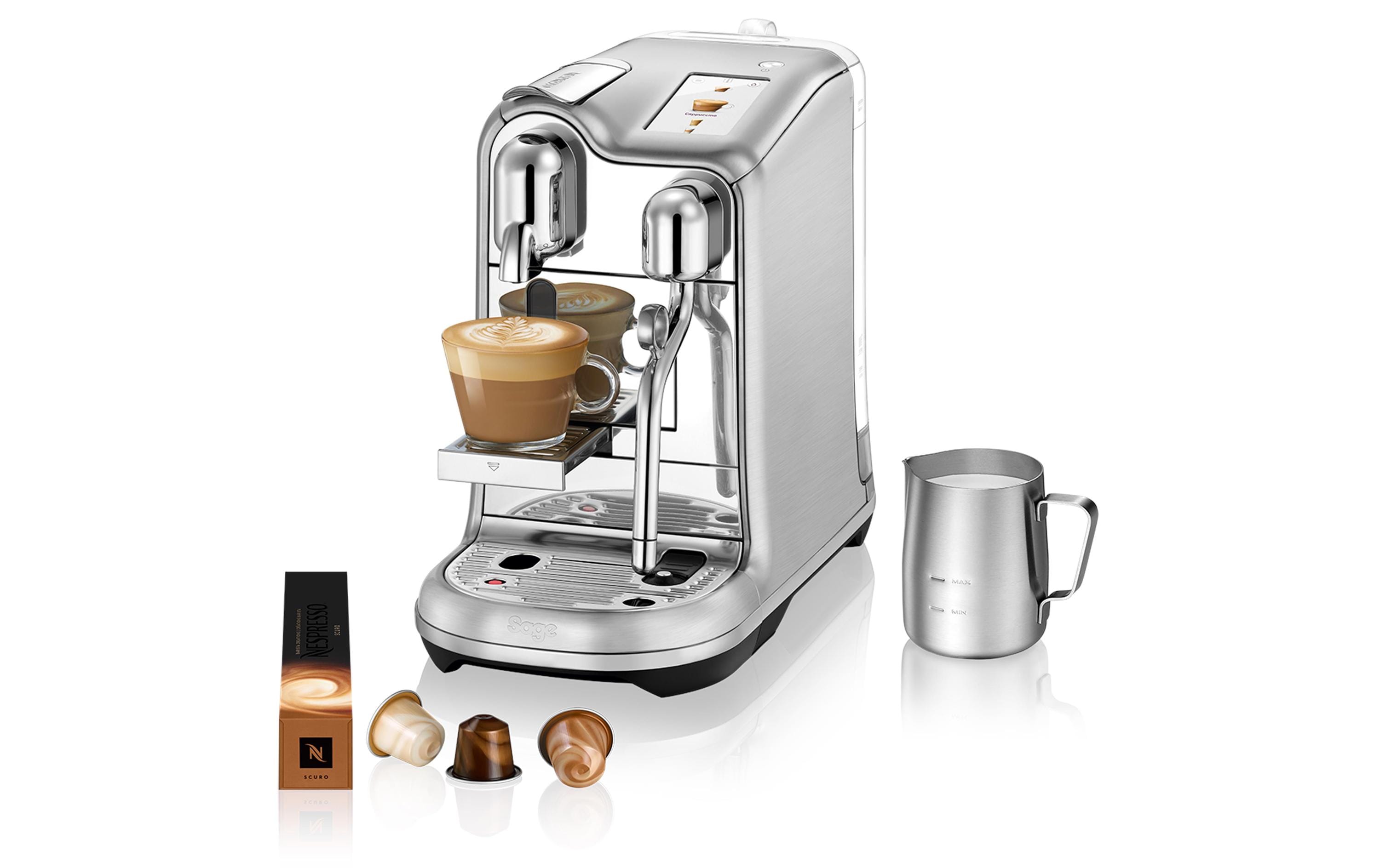 Sage Kaffeemaschine Nespresso Creatista Pro SNE900BSS Silber