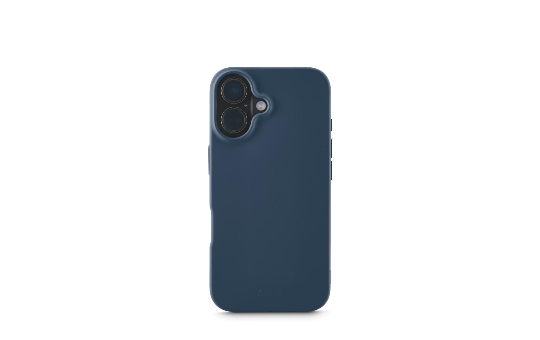 Hama Back Cover Fantastic Feel Blau/Dunkelblau für iPhone 16