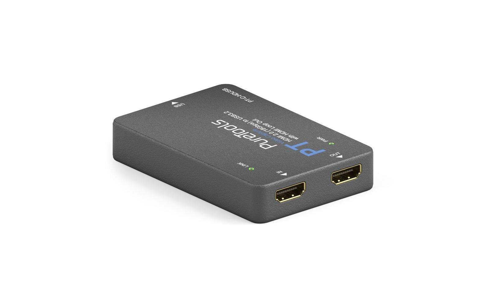 PureLink PureTools Converter HDMI 2.0 Video Capture 4K 60Hz HDMI zu USB 3.2