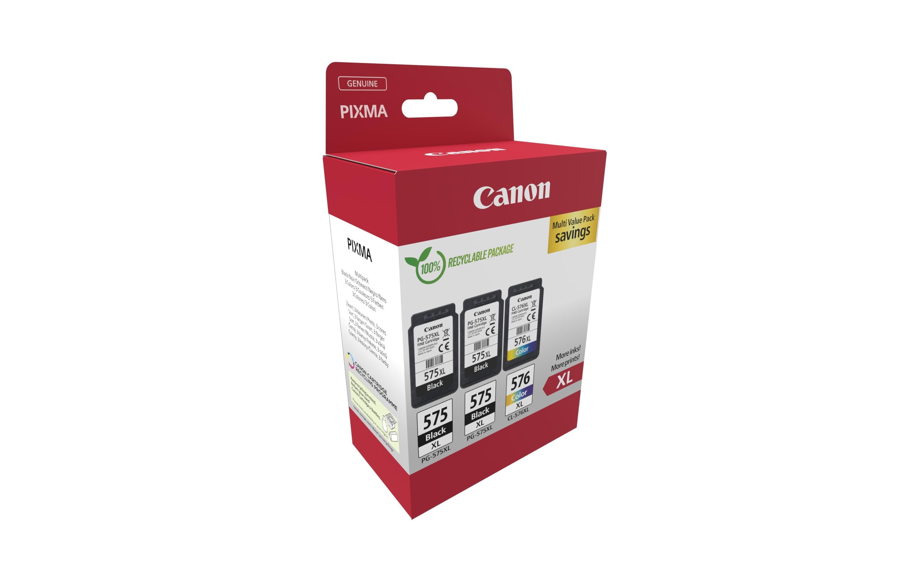 Canon 2xPG-575XL/1xCL-576XL Multipack Black/Cyan/Magenta/Yellow