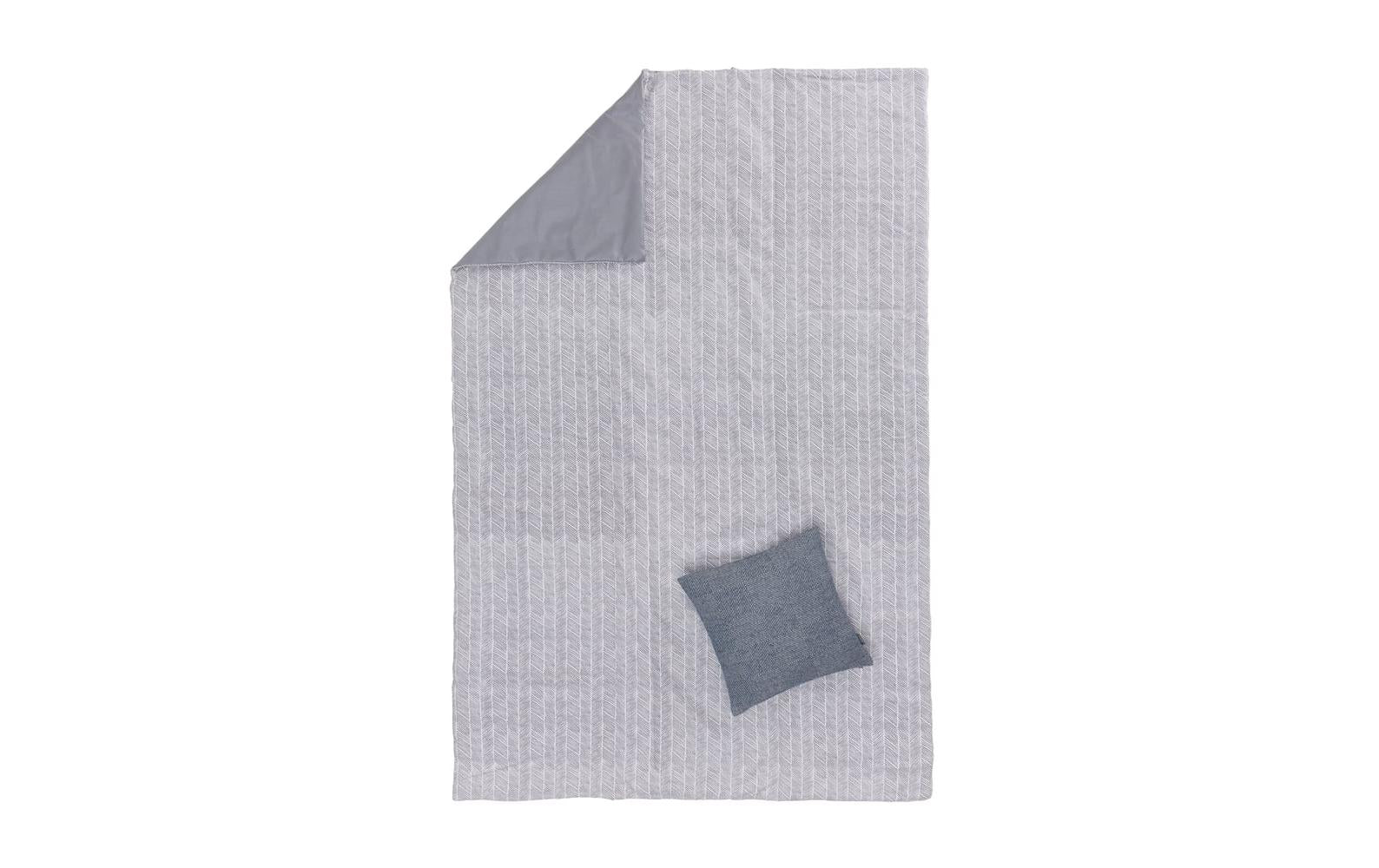Urbanara Picknickdecke Ankisa 190 x 130 cm - Terrakotta / Weiss
