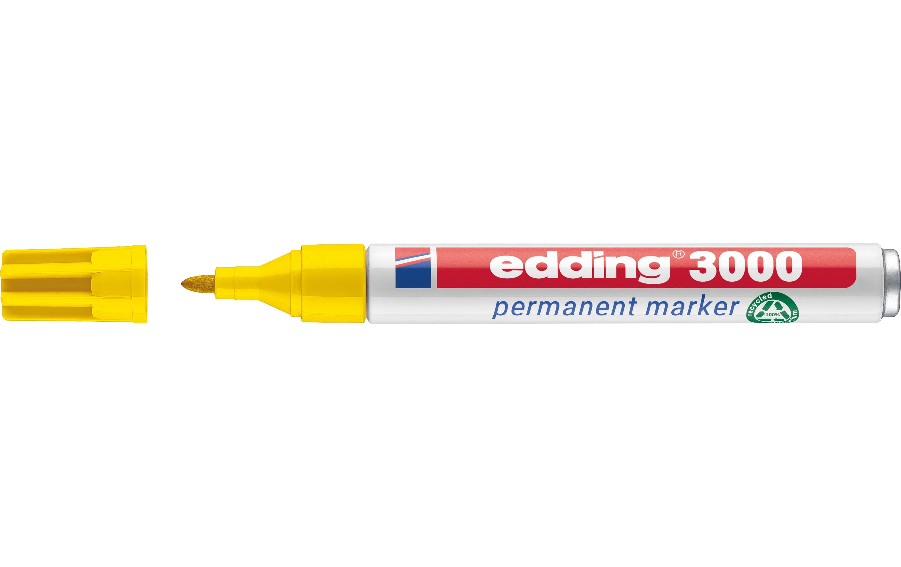 edding Permanent-Marker 3000 Gelb
