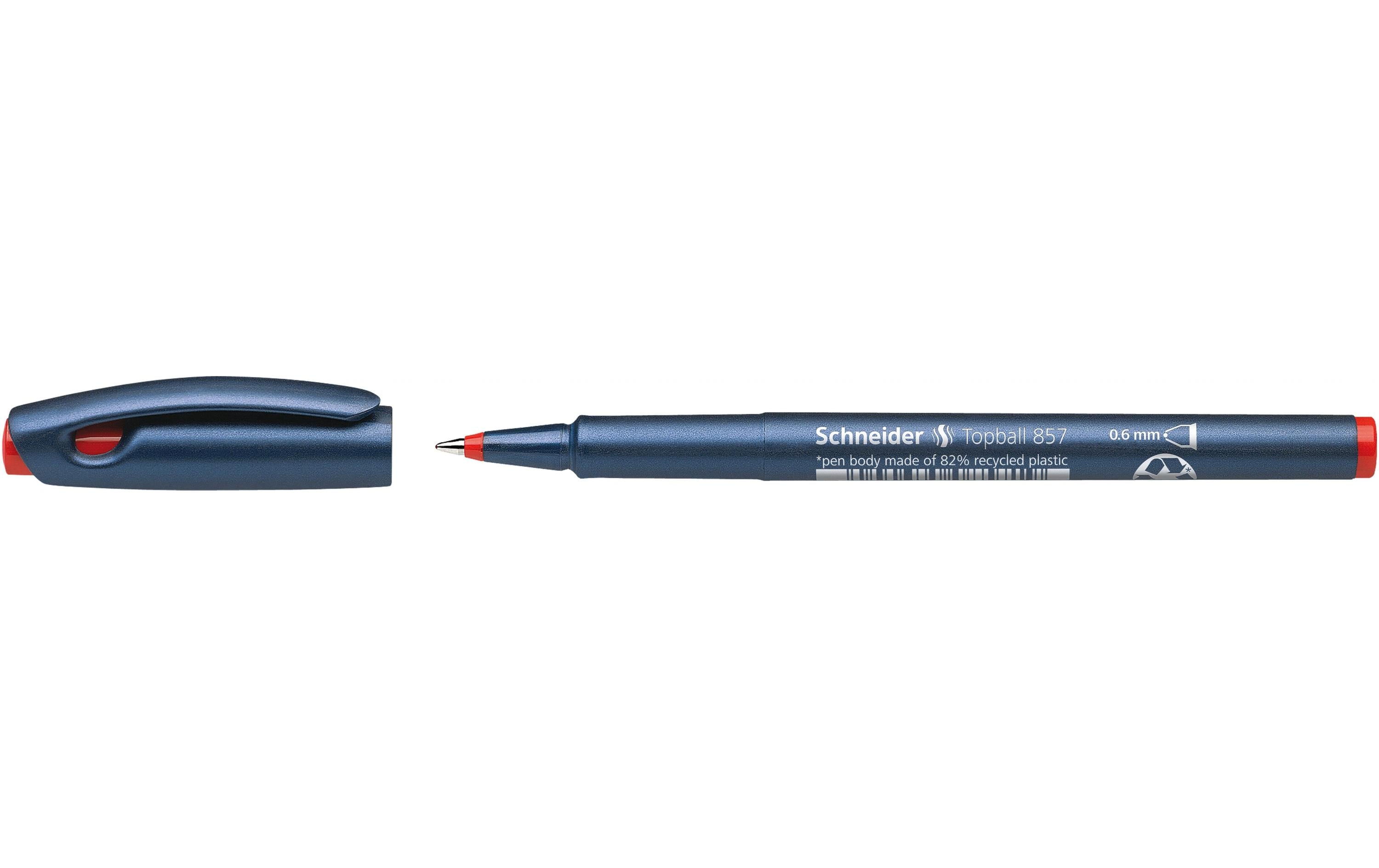 Schneider Rollerball Topball 857 0.6 mm, Rot