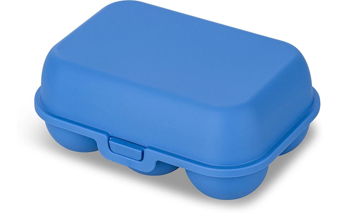 Koziol Eierbox To Go mini 17 cm x 11.8 cm, Strong Blue