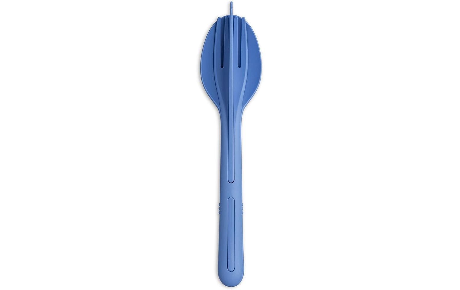 Koziol Besteck-Set to go Klikk 3-teilig, Strong Blue