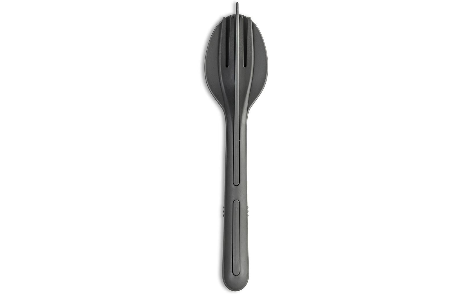 Koziol Besteck-Set to go Klikk 3-teilig, Ash Grey