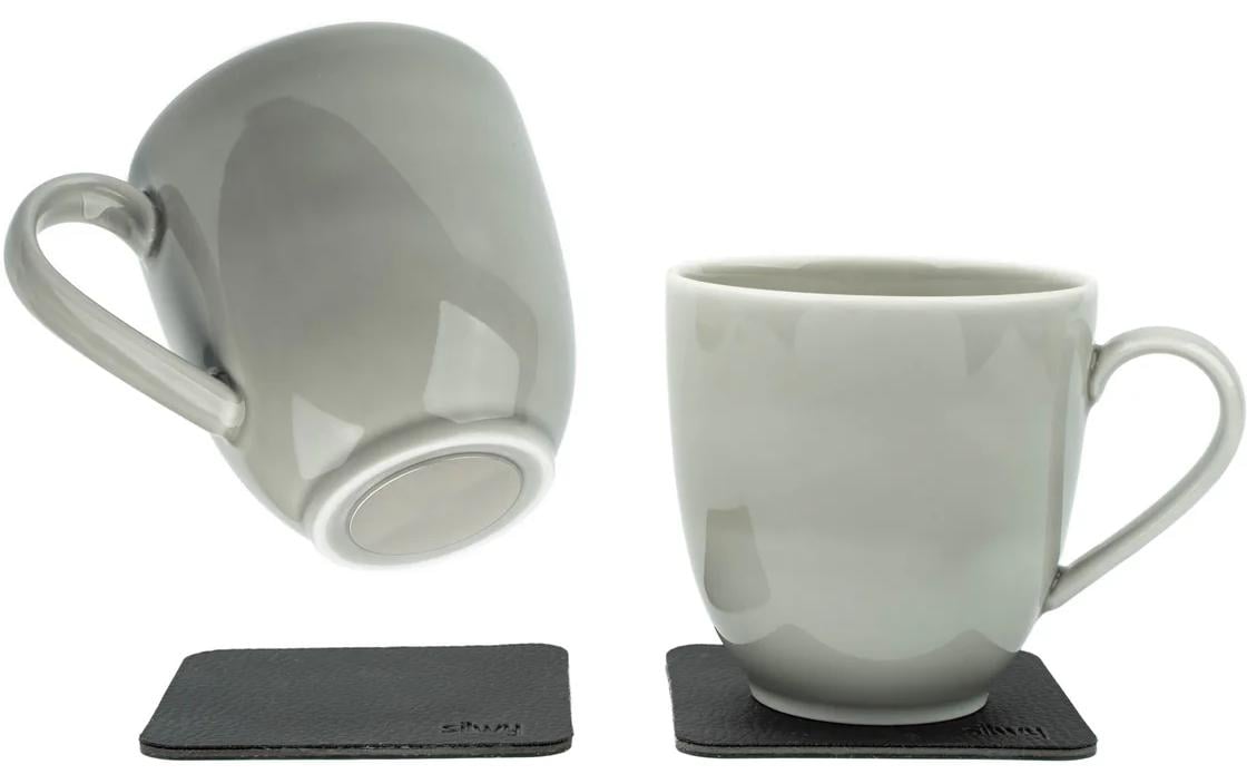 Silwy Magnet-Porzellantassen Ash
