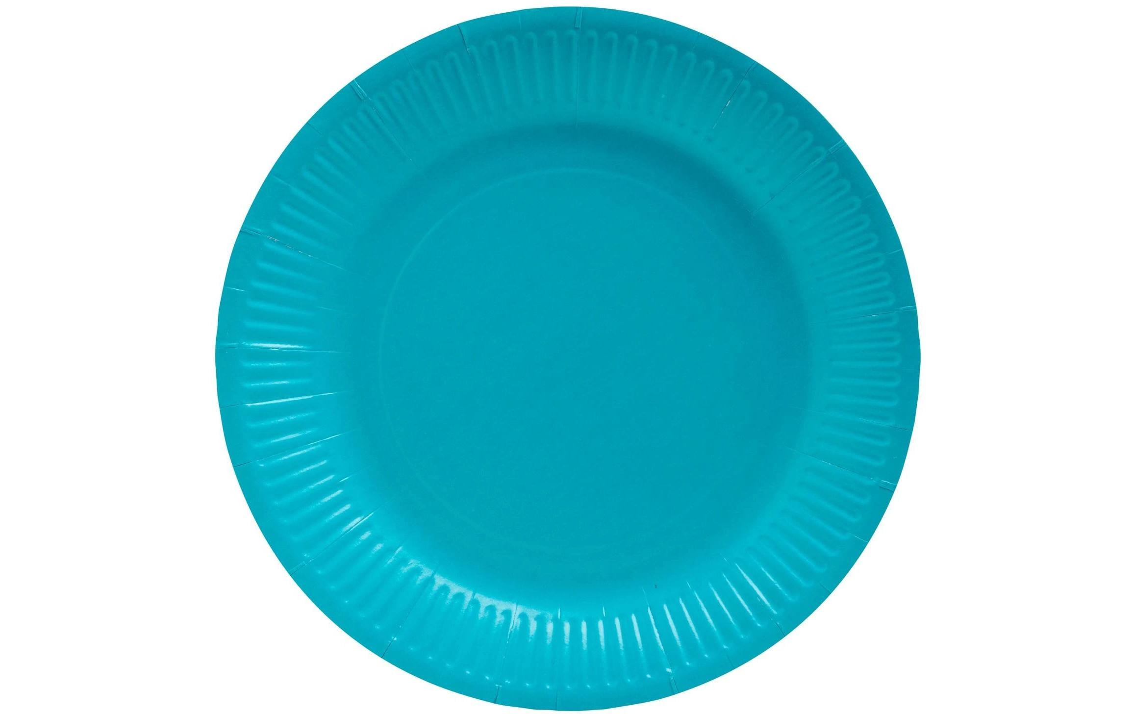 PRO nappe Einwegteller 23 cm, 20 Stück, Türkis