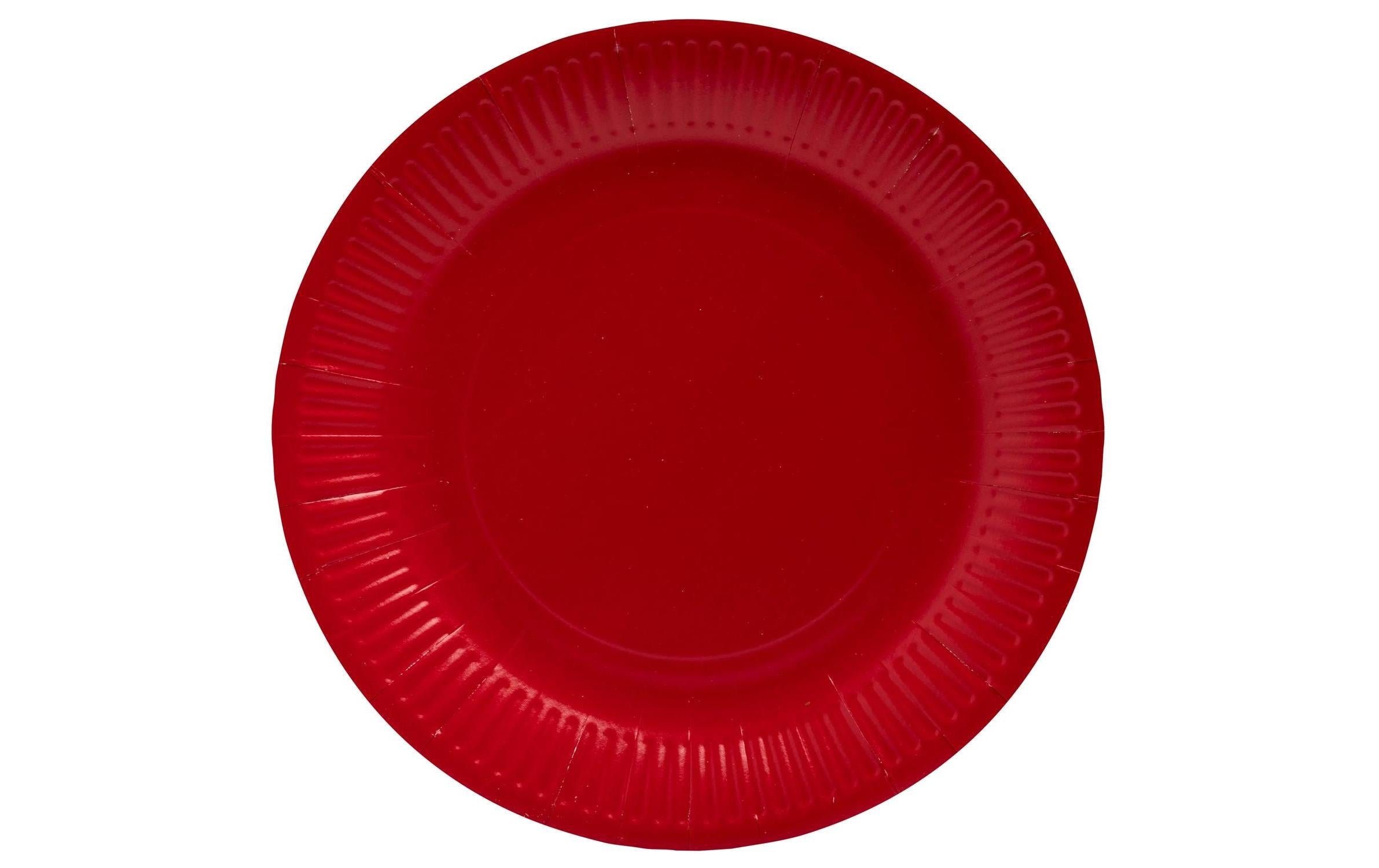 PRO nappe Einwegteller 23 cm, 20 Stück, Rot