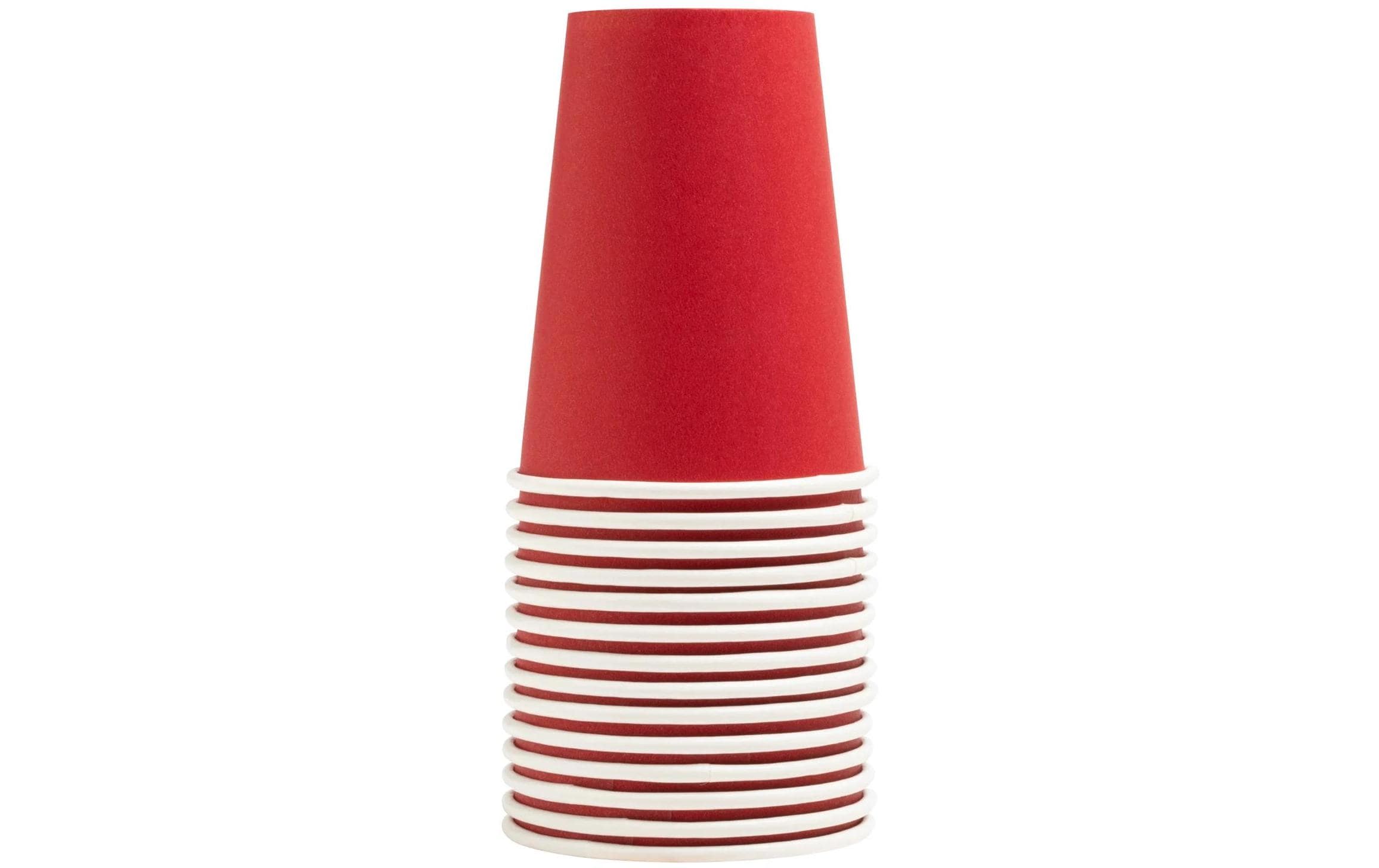 PRO nappe Einwegbecher 2 dl, 15 Stück, Rot
