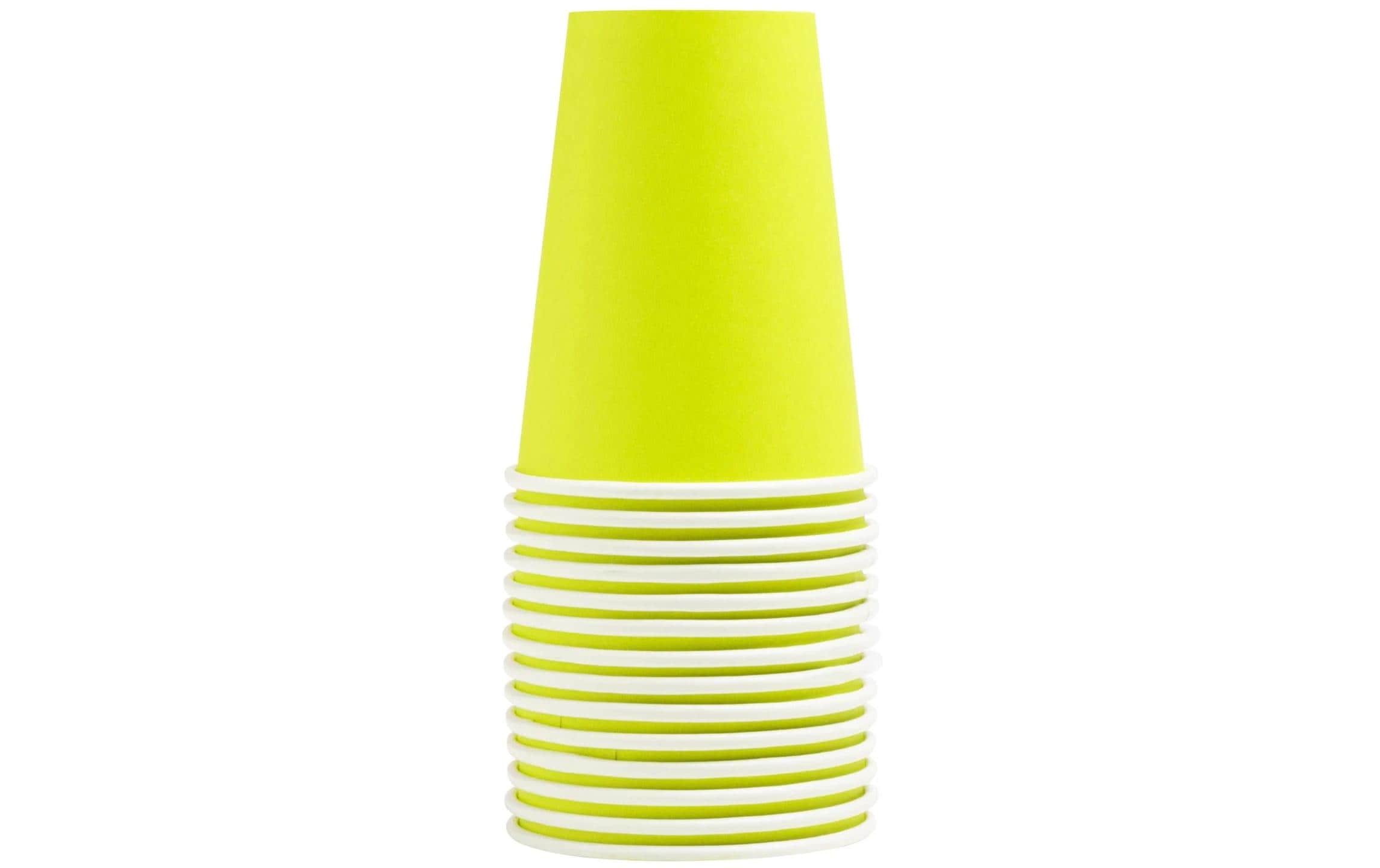 PRO nappe Einwegbecher 2 dl, 15 Stück, Gelb