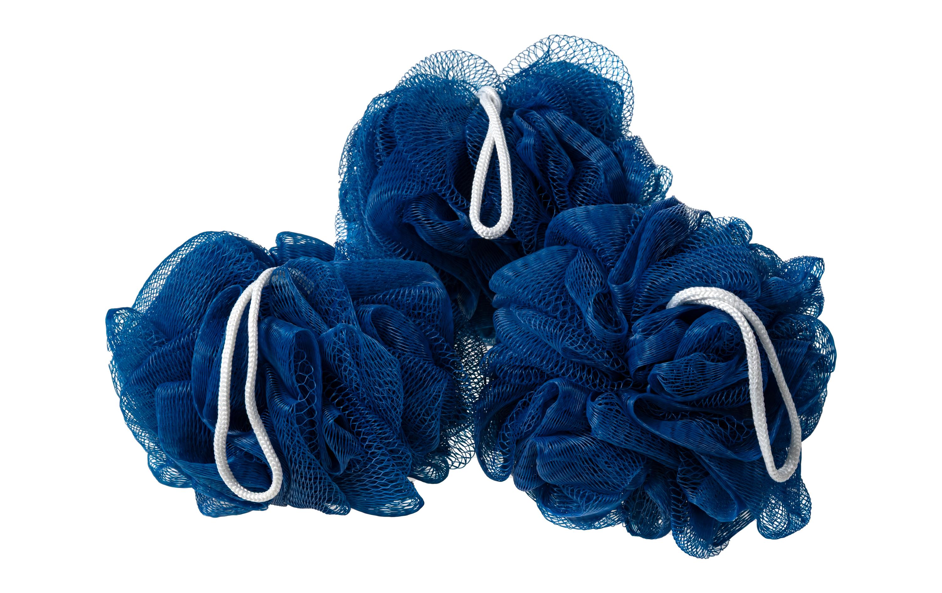 COCON Duschschwamm Dunkelblau, 3 Stück