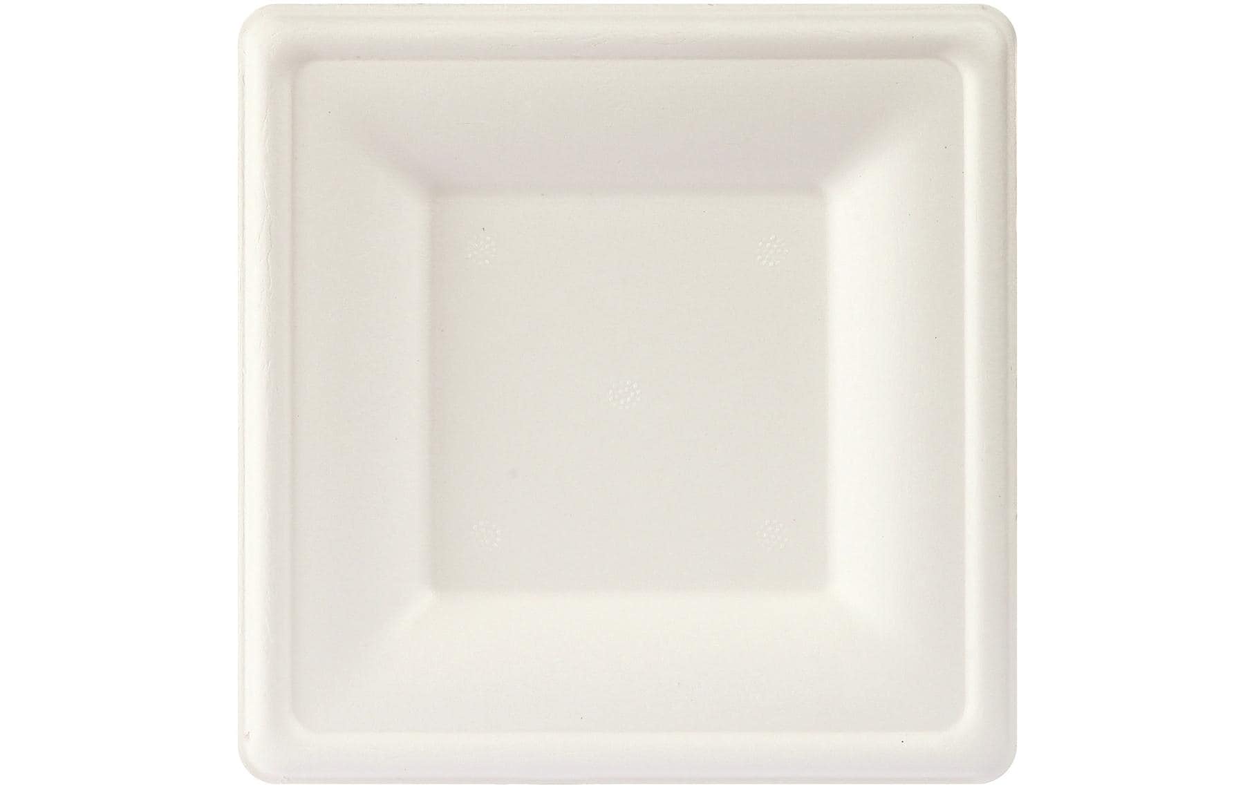 Duni Einwegteller 16 x 16 cm 50 Stück, Weiss