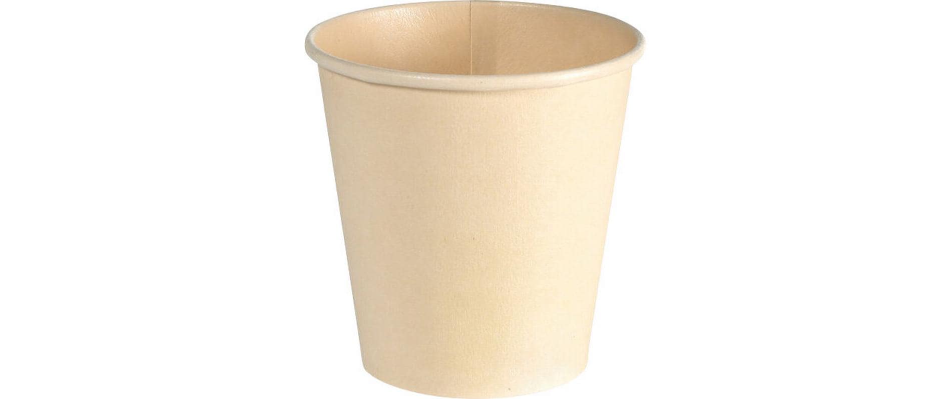 Duni Einwegbecher Sweet Cup 18 cl, 50 Stück, Natur