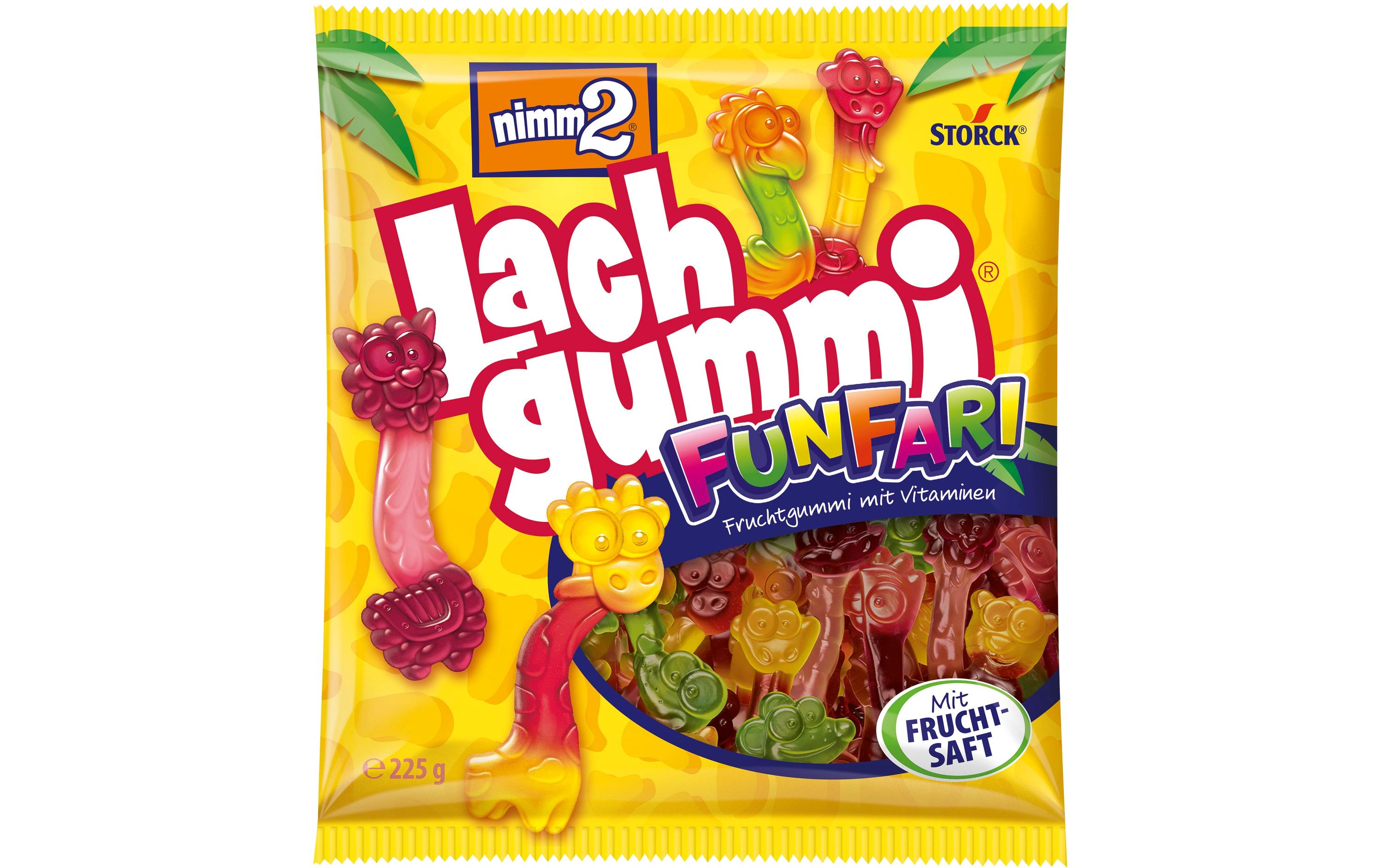 Storck Nimm2 Lachgummi FunFari 225 g