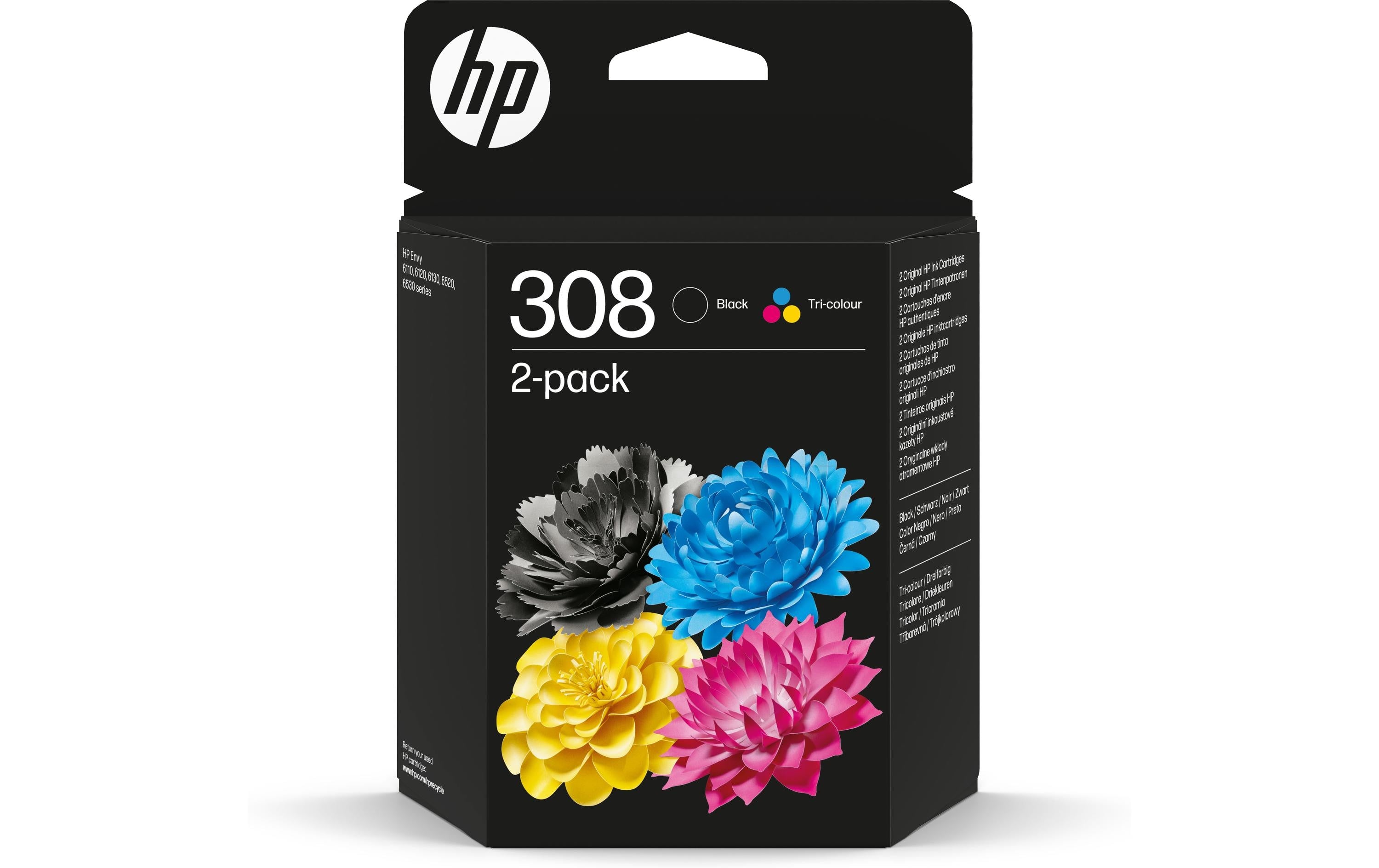HP Tintenset Combopack Nr. 308 (6L6S6UE) BK/C/M/Y