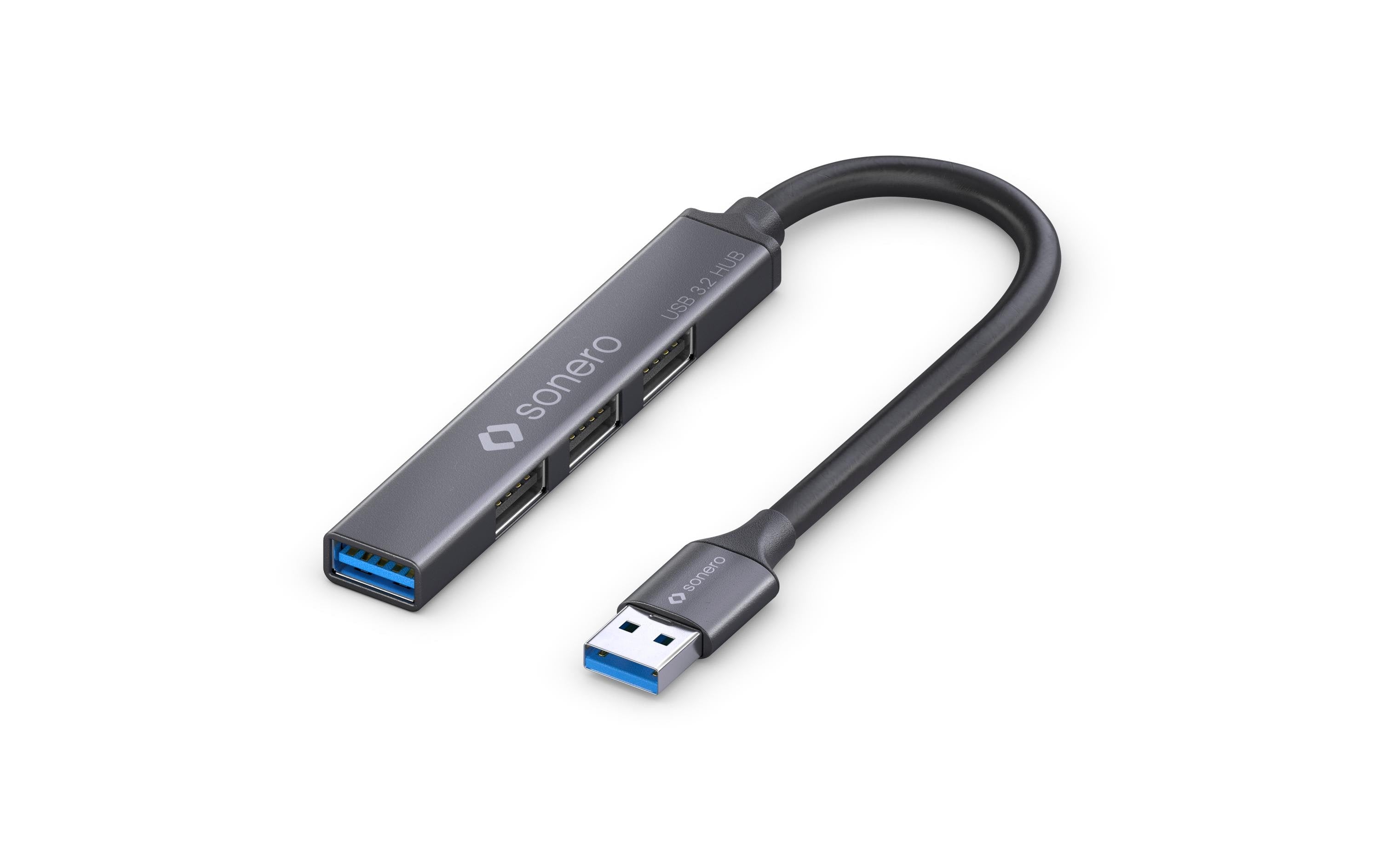 sonero USB-Hub 1x USB-A 3.2, 3x USB-A 2.0 0.5 m