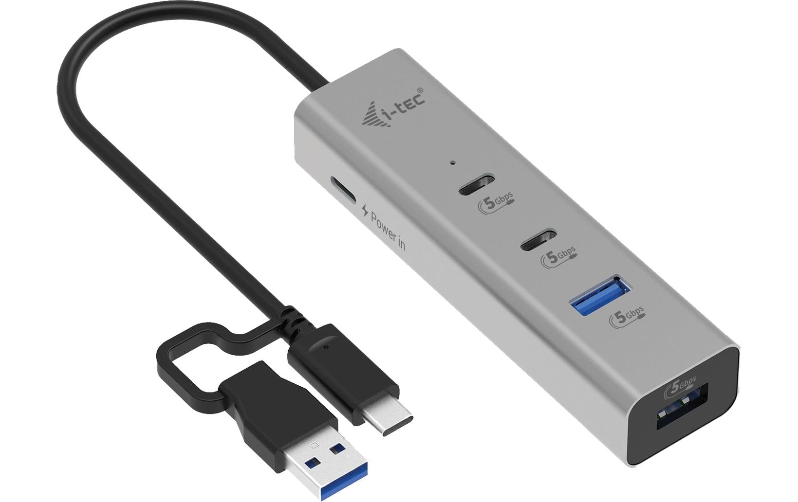 i-tec USB-Hub Universal 2x USB-C + 2x USB-A Anschluss + PD 85 W