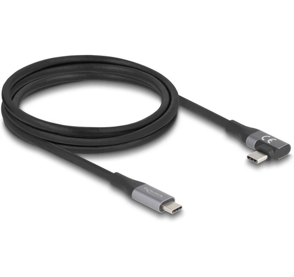 Delock USB4-Kabel 20 Gbps PD 3.1 240 W USB C - USB C 2 m