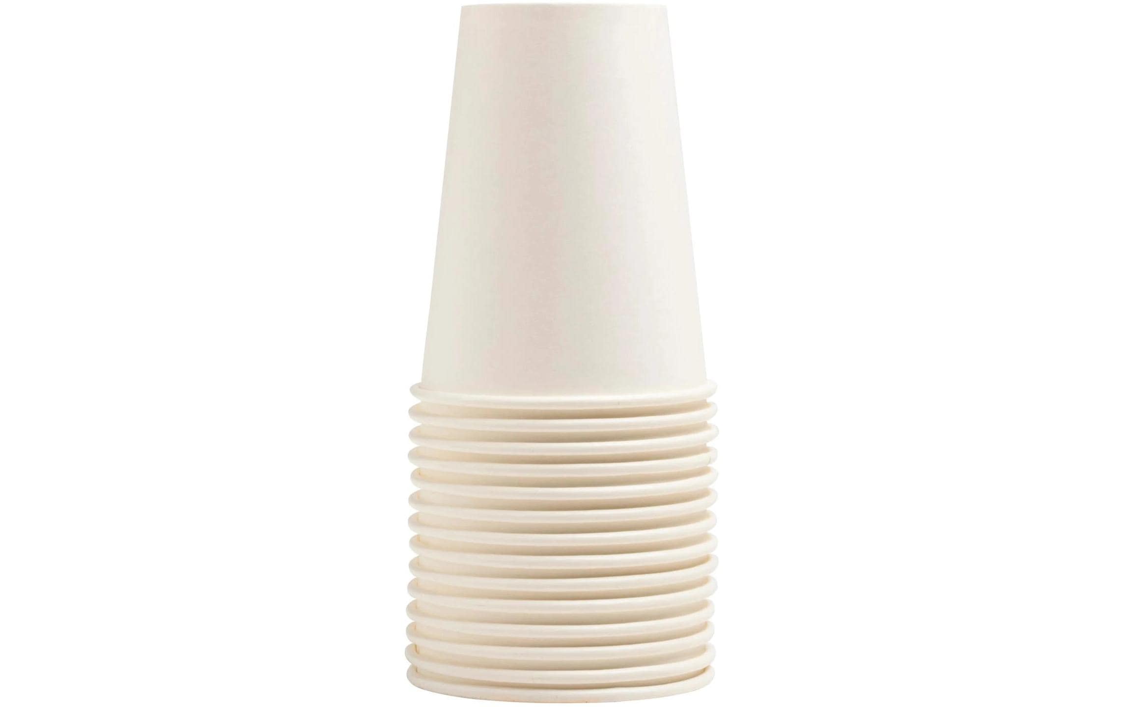 PRO nappe Einwegbecher 2 dl, 15 Stück, Weiss