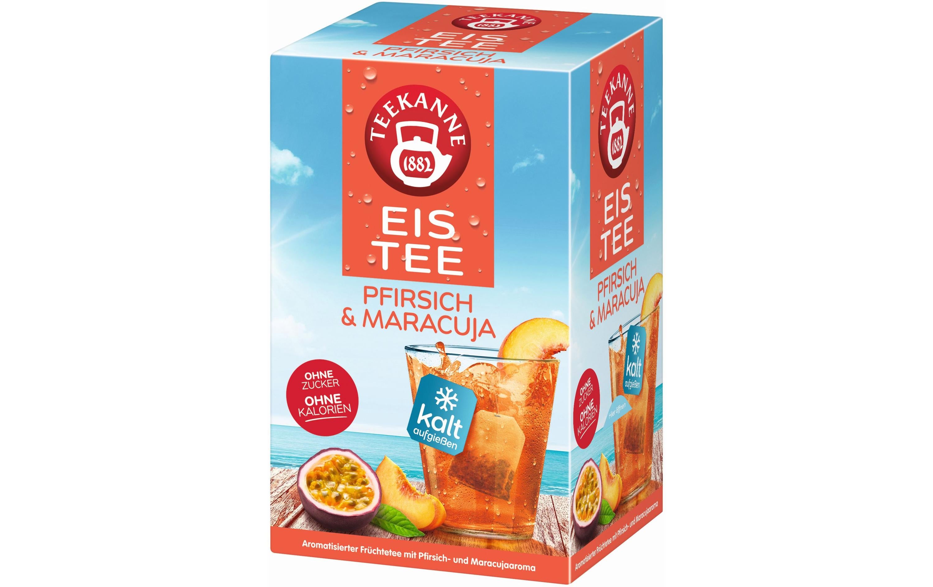 Teekanne Cool Sensations Ice Tea Pfirsich-Maracuja, 18 Stück