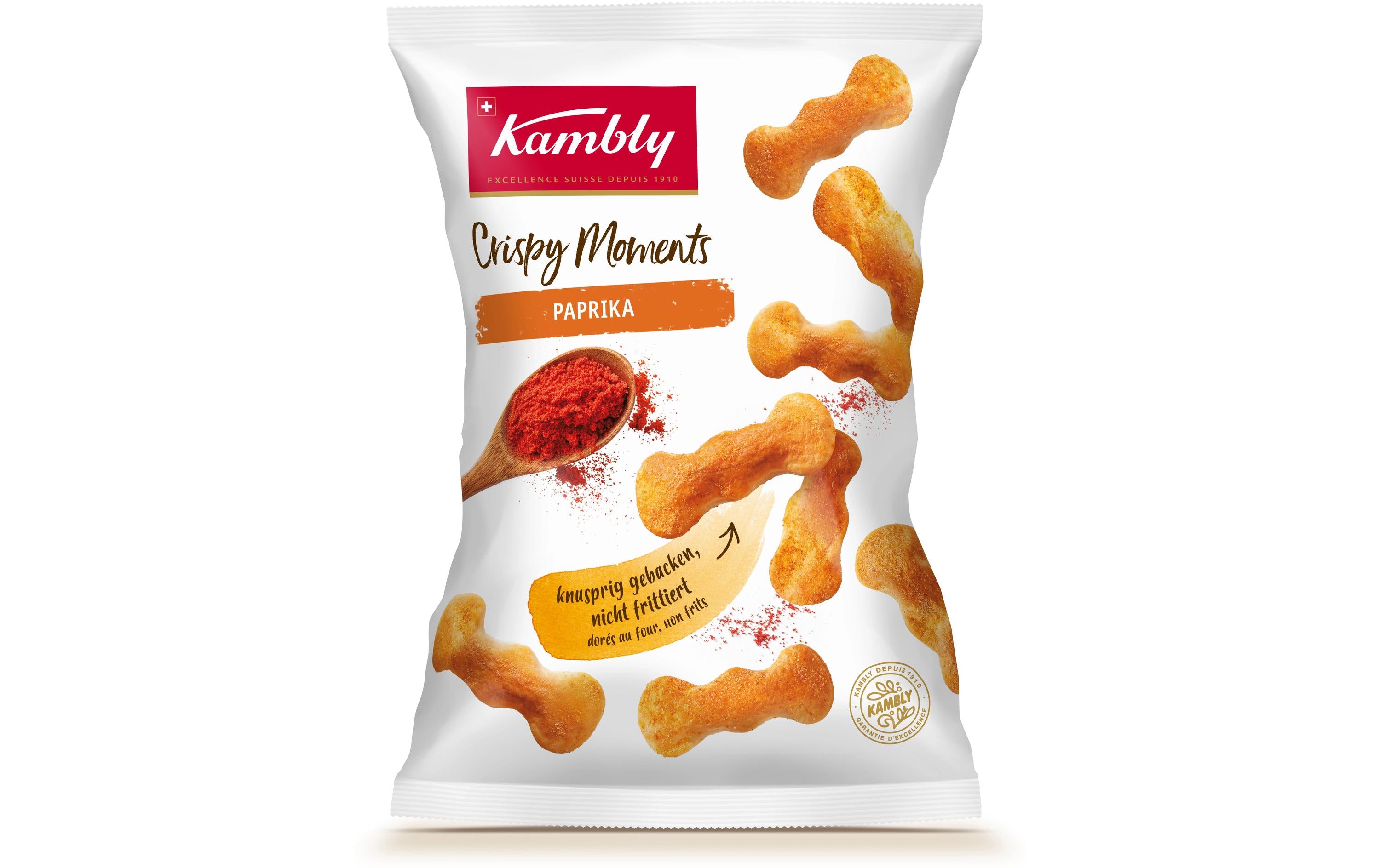 Kambly Chips Crispy Moments Paprika 130 g