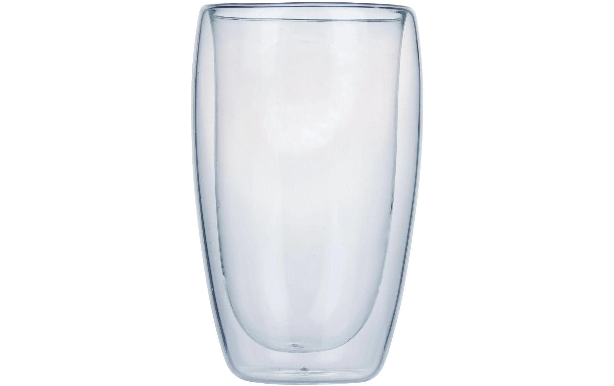 alpina Doppelwandiger Glasbecher 450 ml, 1 Stück, Transparent
