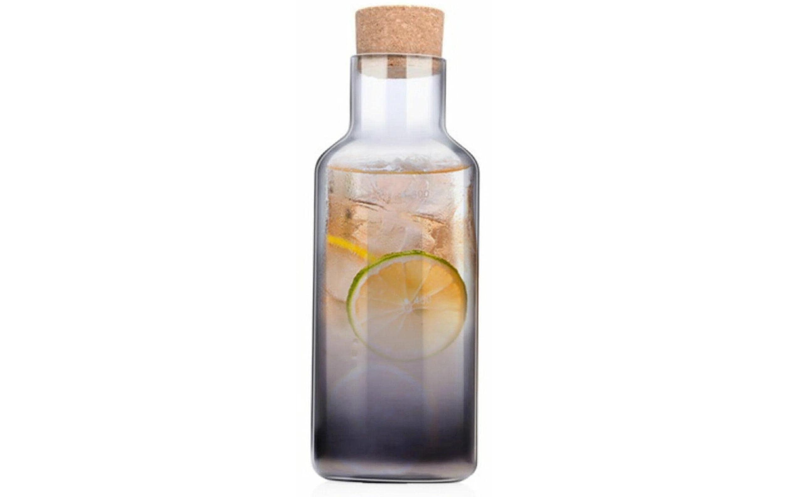 alpina Glaskaraffe mit Korkdeckel 1.25 l, Semitransparent