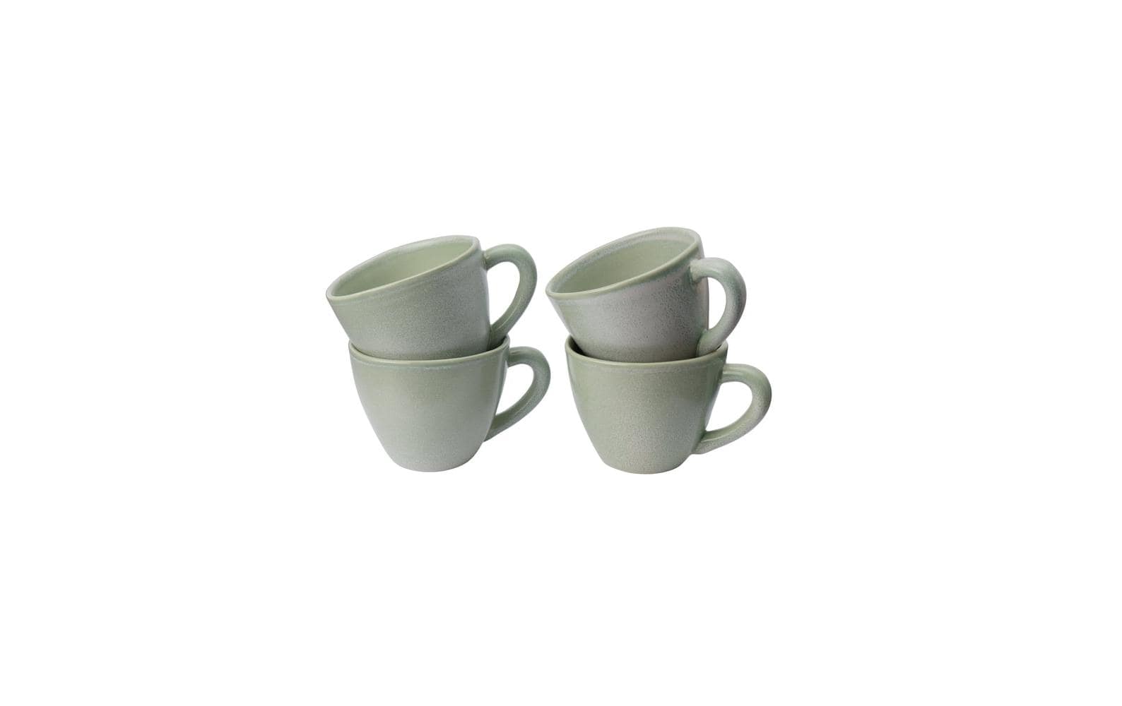 Urbanara Kaffeebecher Capela 200 ml, 4 Stück, Pistache