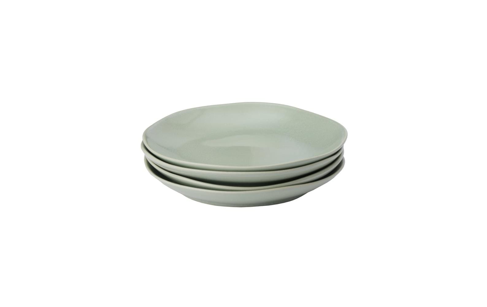 Urbanara Frühstücks- & Dessertteller Capela 4 Stück, 20 cm, Pistache