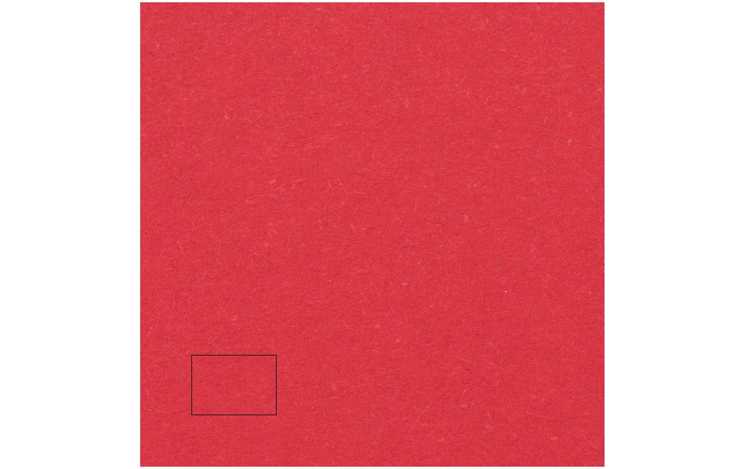 Rico Design Paper Poetry Essentials Einlegekarte A7, Rot