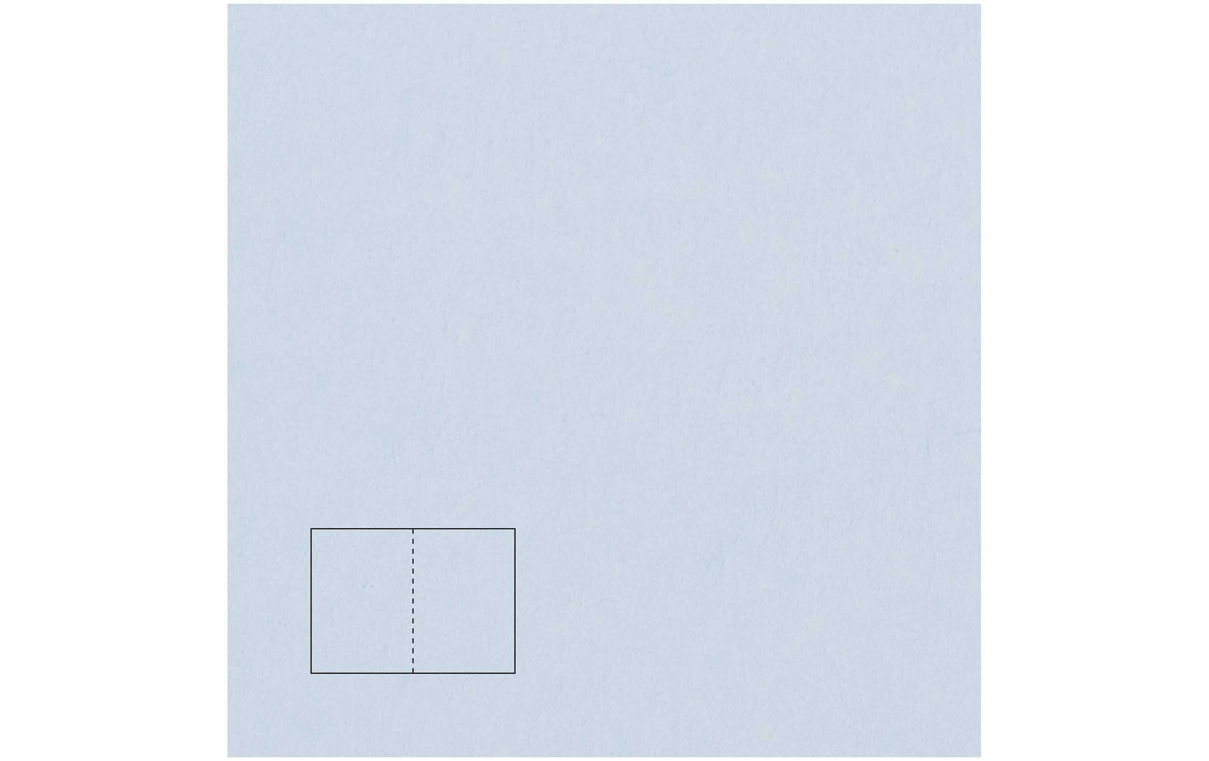 Rico Design Paper Poetry Essentials Klappkarte A6, Hellblau