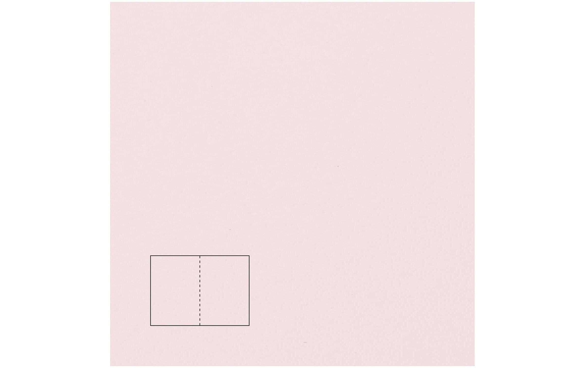 Rico Design Paper Poetry Essentials Klappkarte A6, Rosa