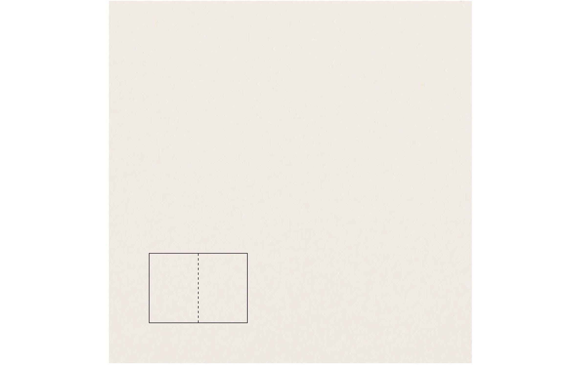 Rico Design Paper Poetry Essentials Klappkarte A6, Elfenbein