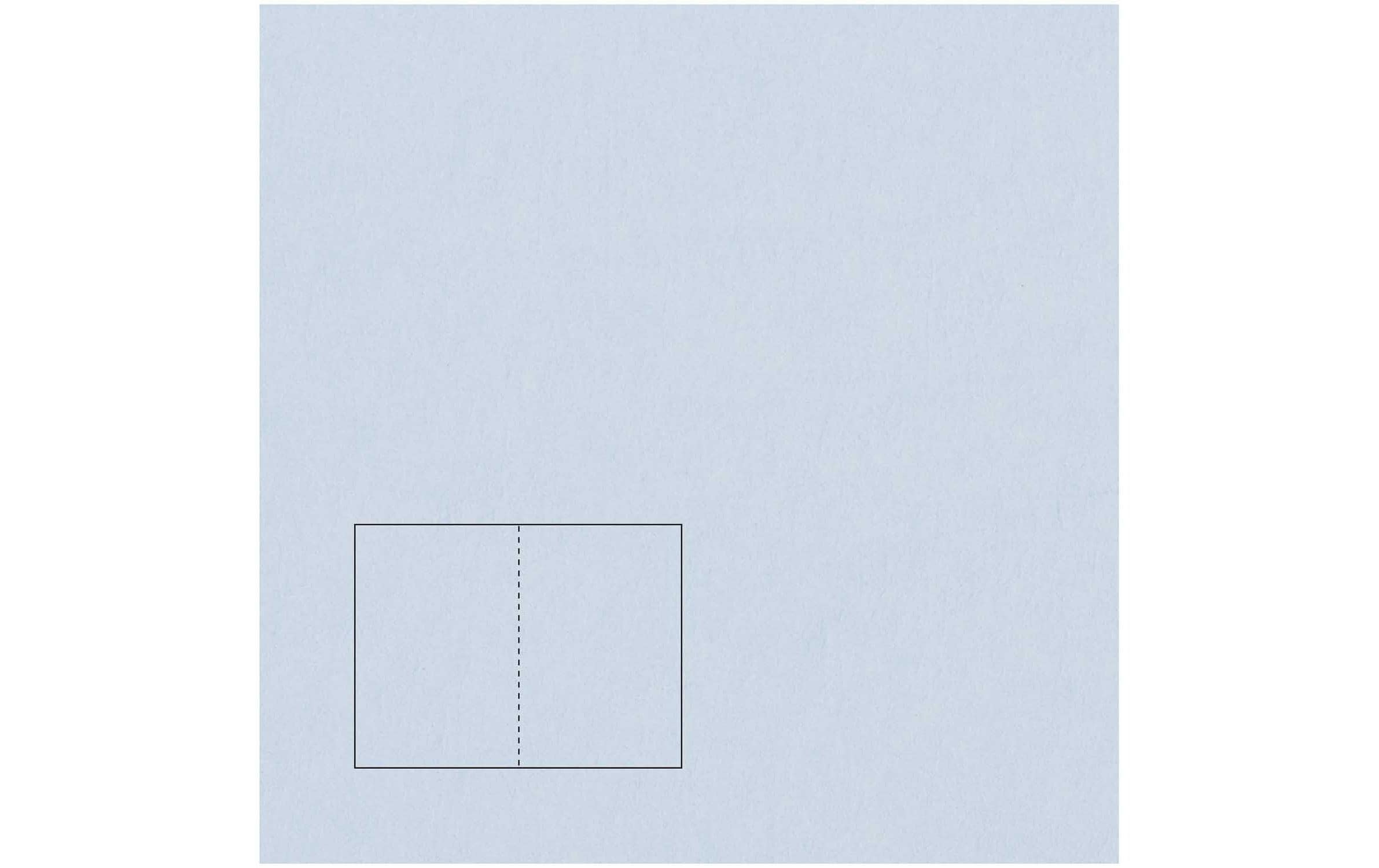 Rico Design Paper Poetry Essentials Klappkarte A5, Hellblau