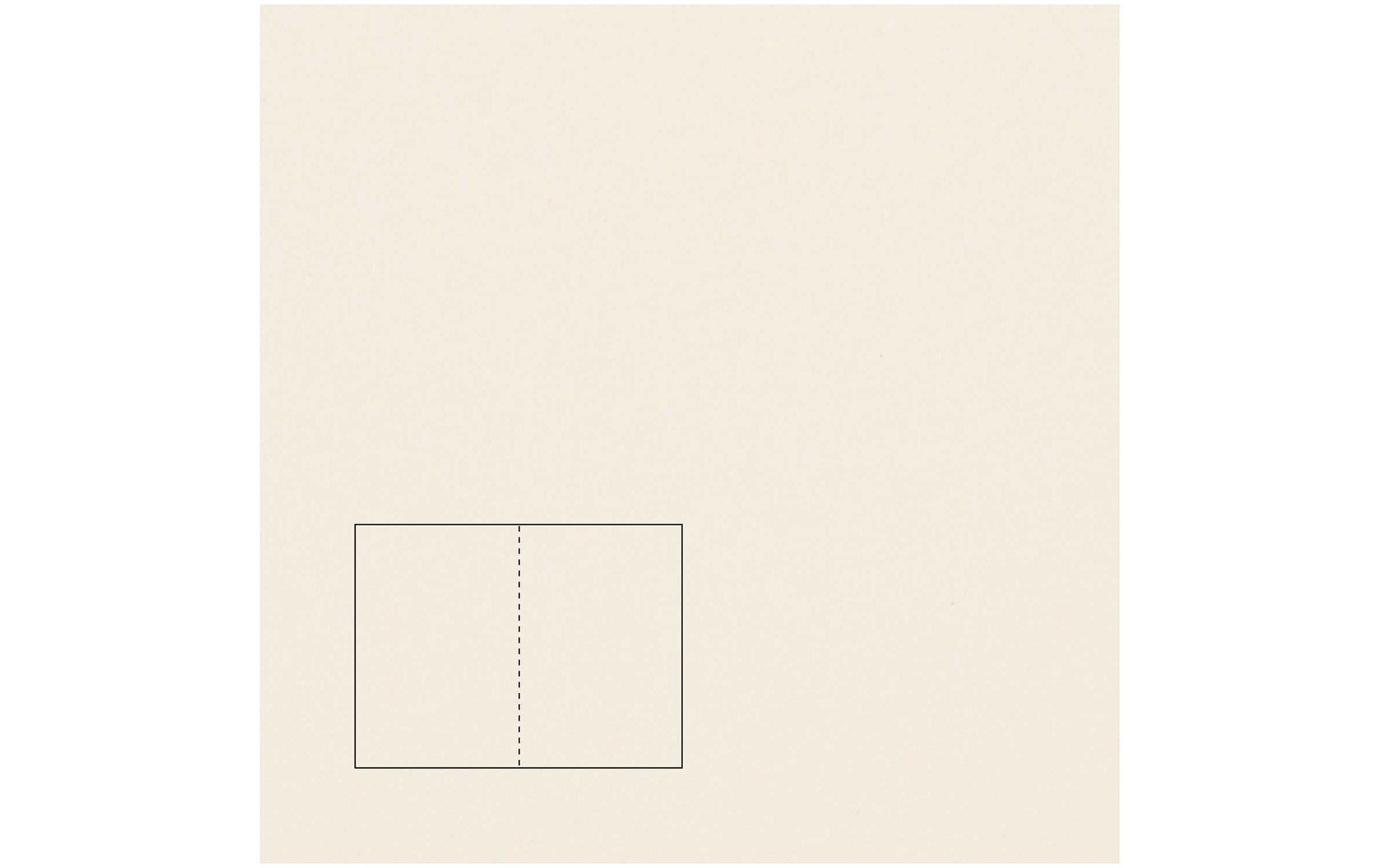 Rico Design Paper Poetry Essentials Klappkarte A5, Hellgelb