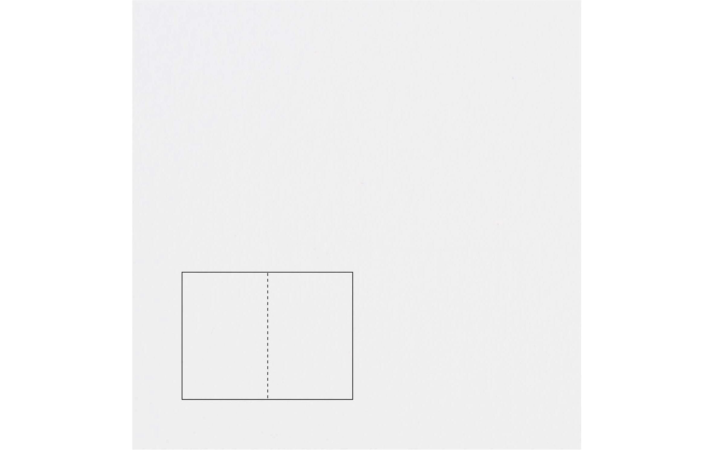 Rico Design Paper Poetry Essentials Klappkarte A5, Hochweiss