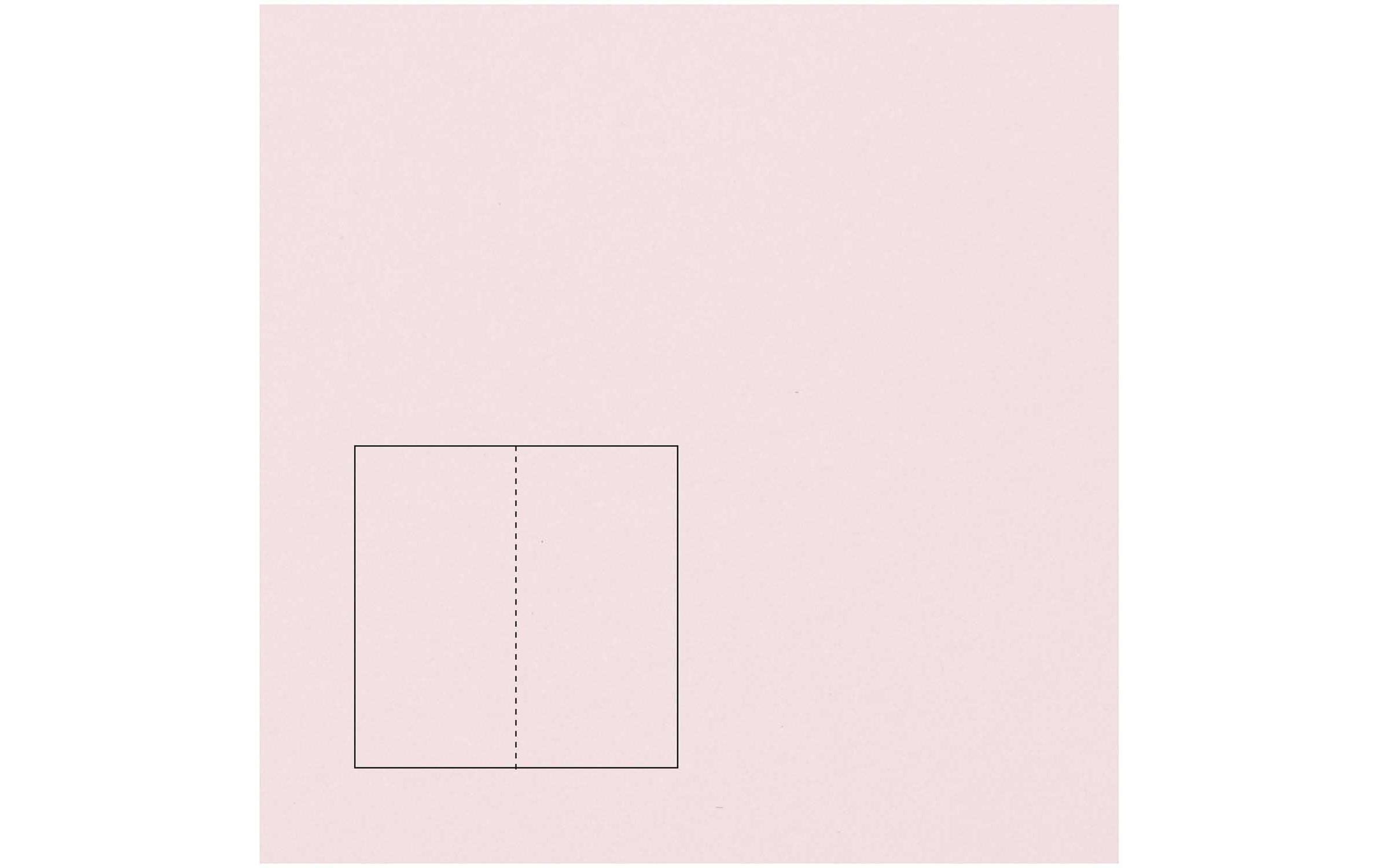 Rico Design Paper Poetry Essentials DL Klappkarte lang A6, Rosa