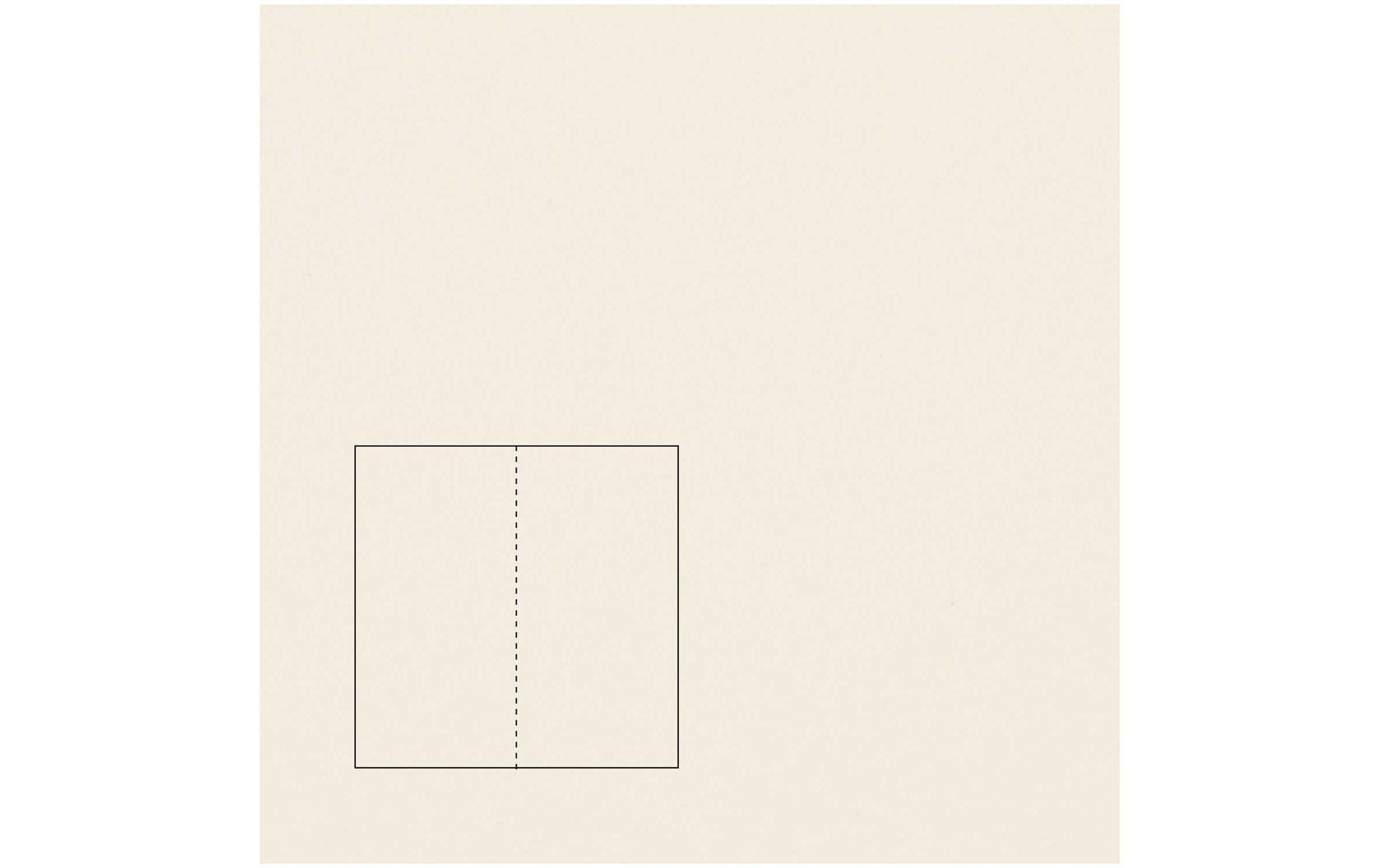 Rico Design Paper Poetry Essentials DL Klappkarte lang A6, Hellgelb