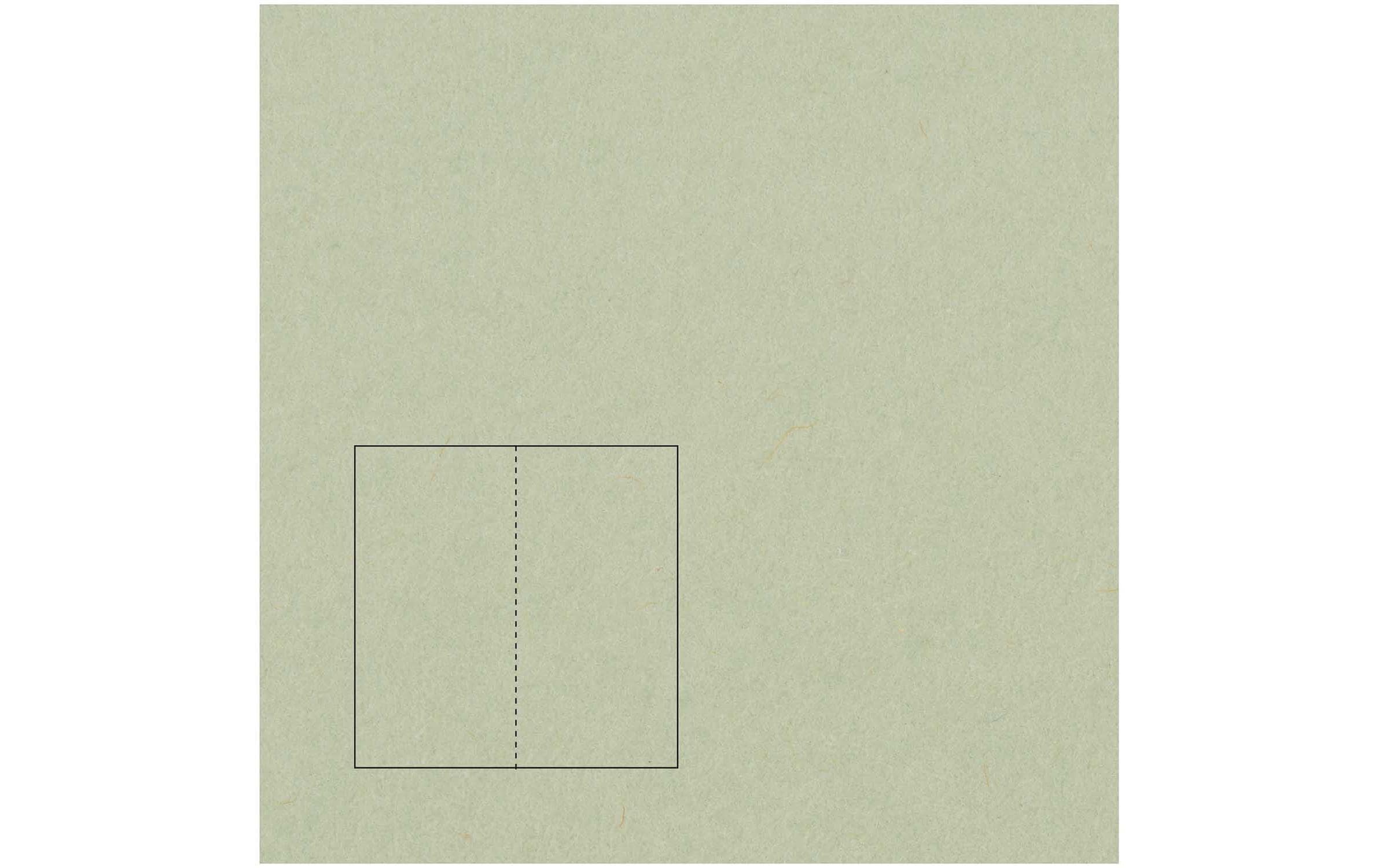 Rico Design Paper Poetry Essentials DL Klappkarte lang A6, Lindgrün