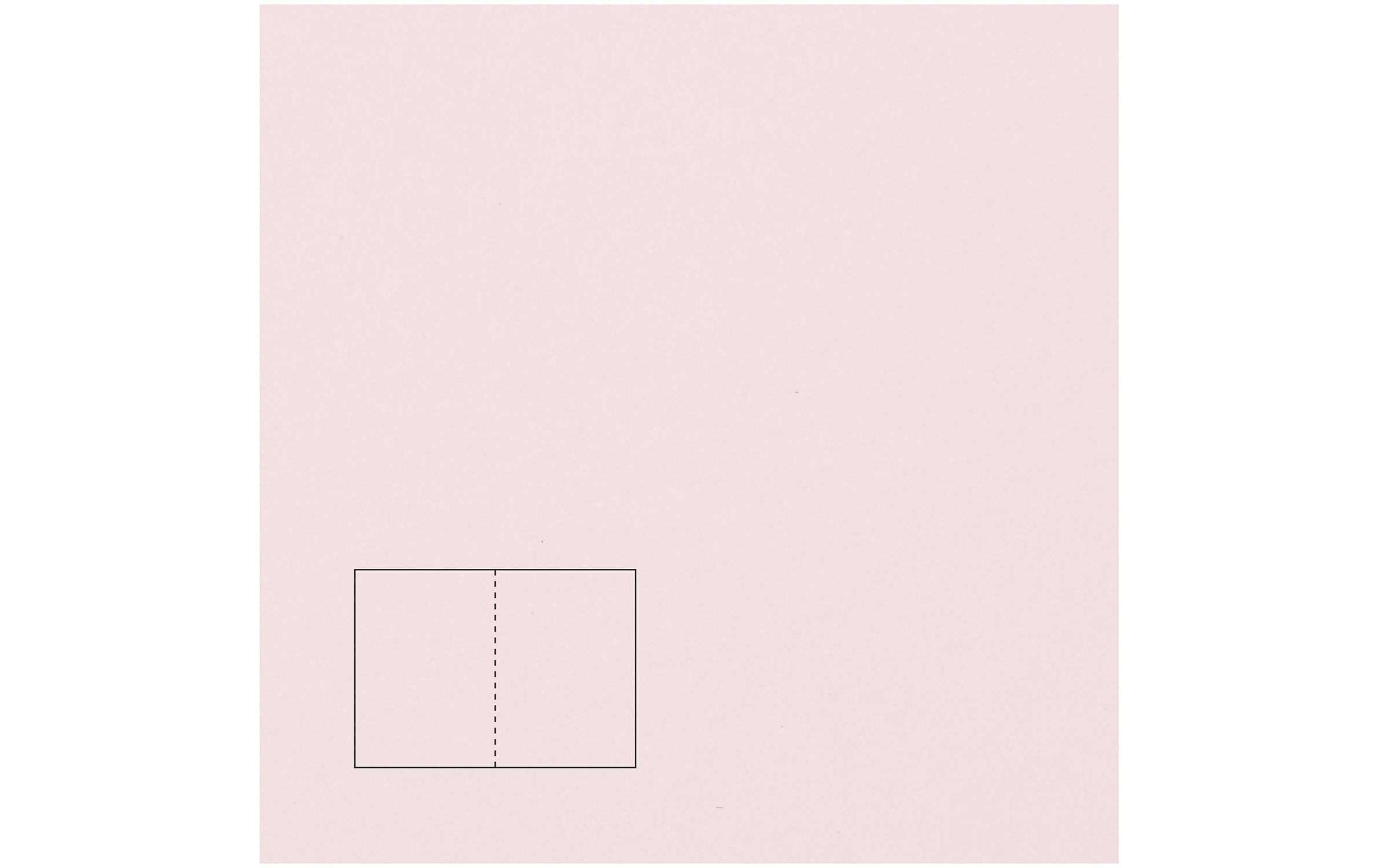 Rico Design Paper Poetry Essentials B6 Klappkarte Rosa