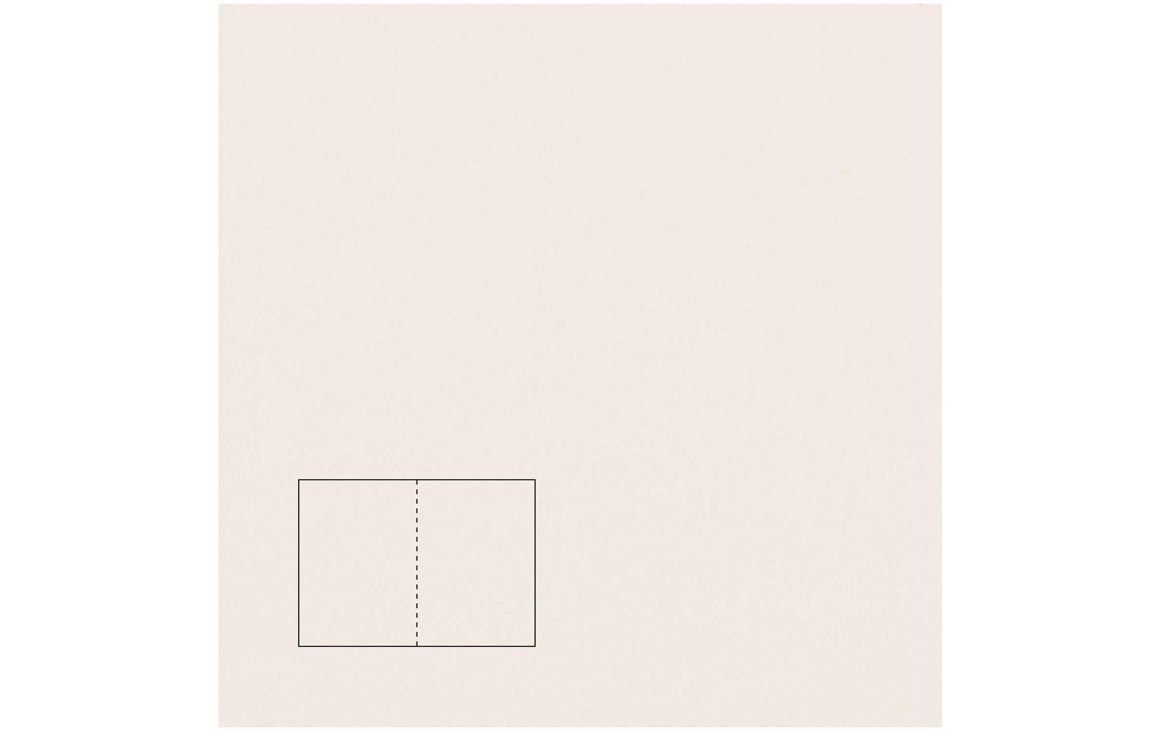 Rico Design Paper Poetry Essentials B6 Klappkarte Hochweiss
