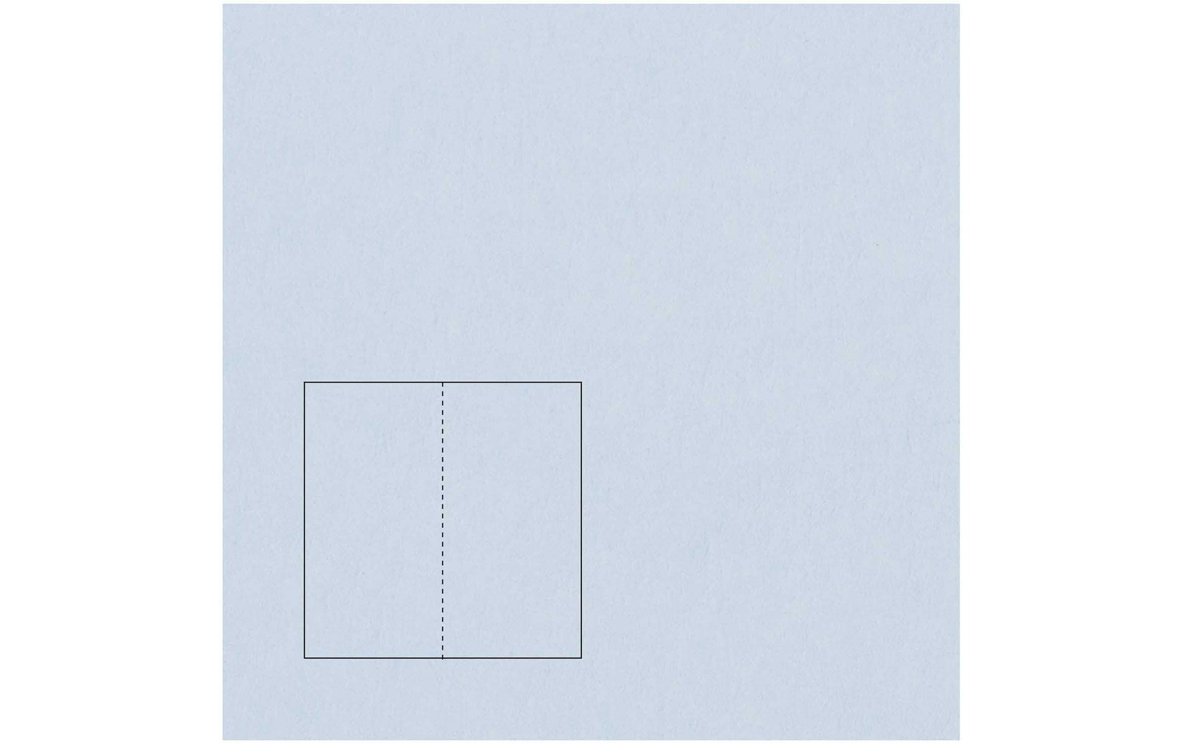 Rico Design Paper Poetry Essentials DL Klappkarte lang A6, Hellblau
