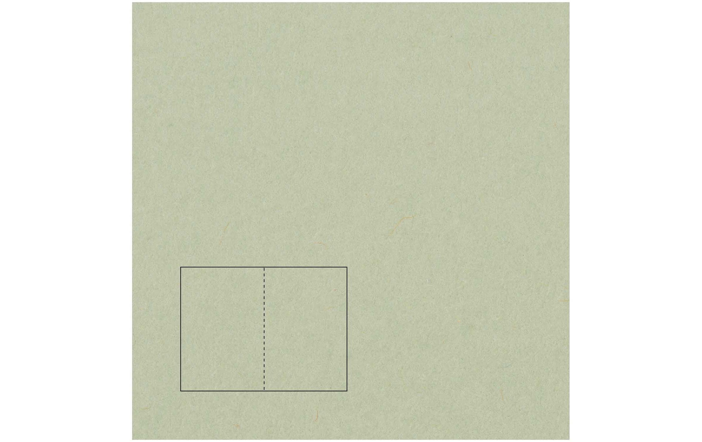 Rico Design Paper Poetry Essentials Klappkarte A5, Lindgrün