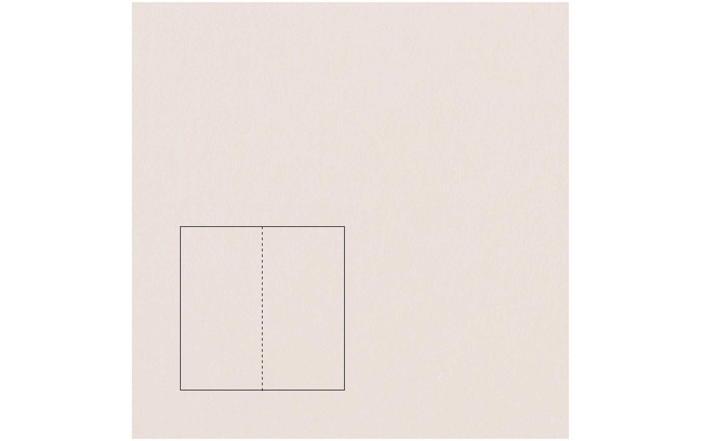 Rico Design Paper Poetry Essentials DL Klappkarte lang A6, Sand