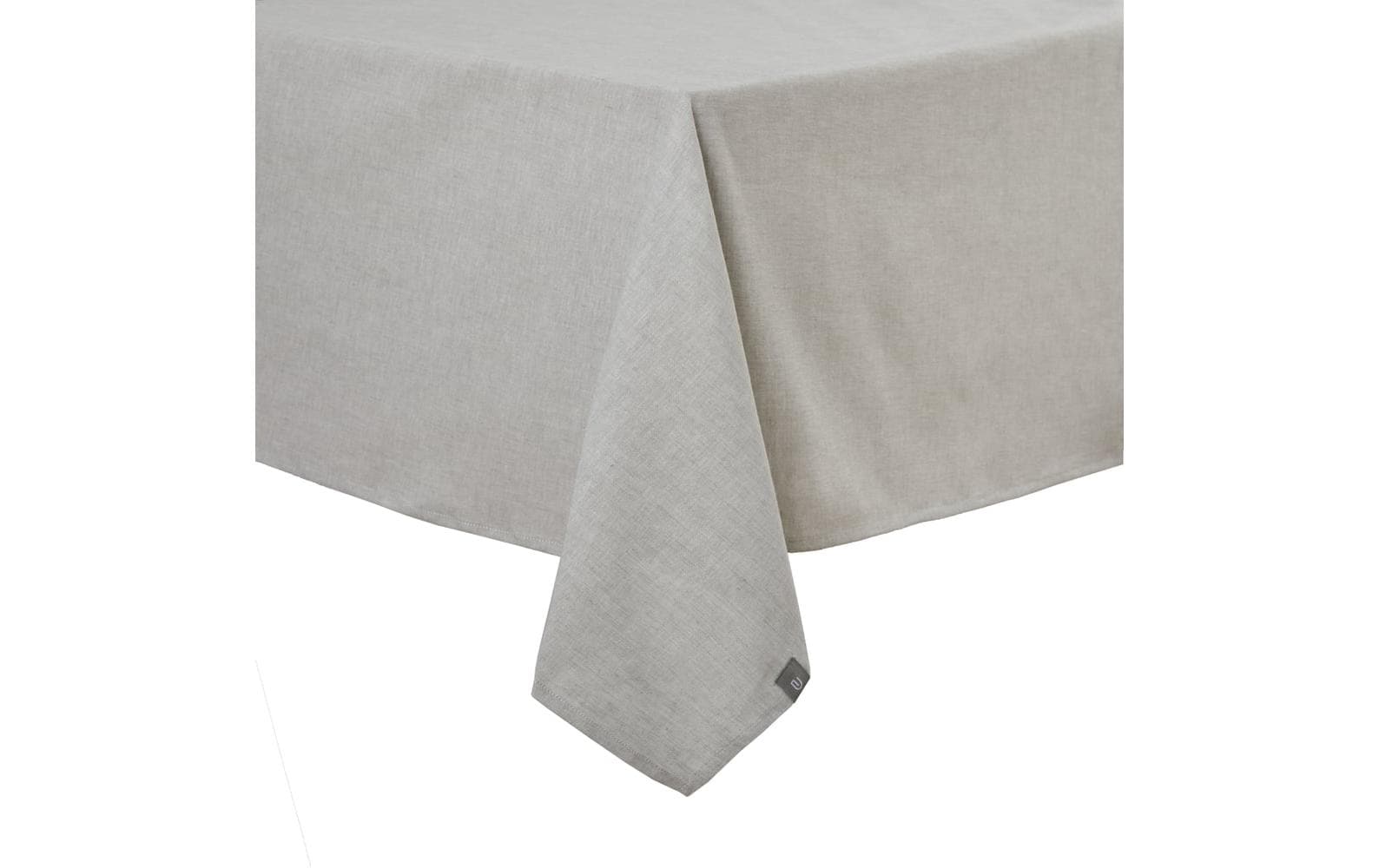 Urbanara Tischdecke Tolosa, 140 cm x 2.5 m, Hellgrau