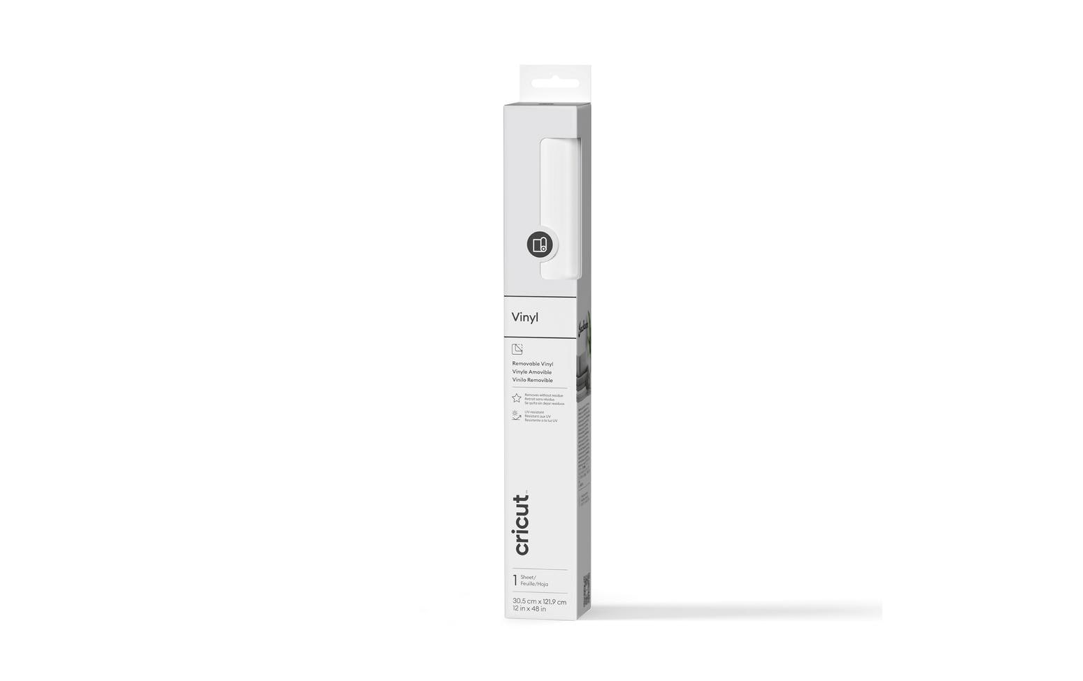 Cricut Vinylfolie wiederablösbar Weiss 30.5 x 122 cm, 1 Stück