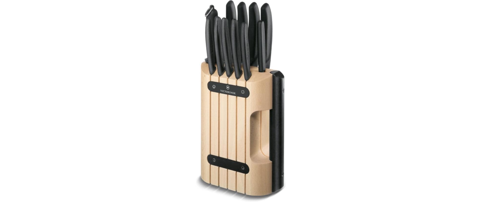 Victorinox Messerblock-Set mit Messer Swiss Classic 11-teilig, Nature